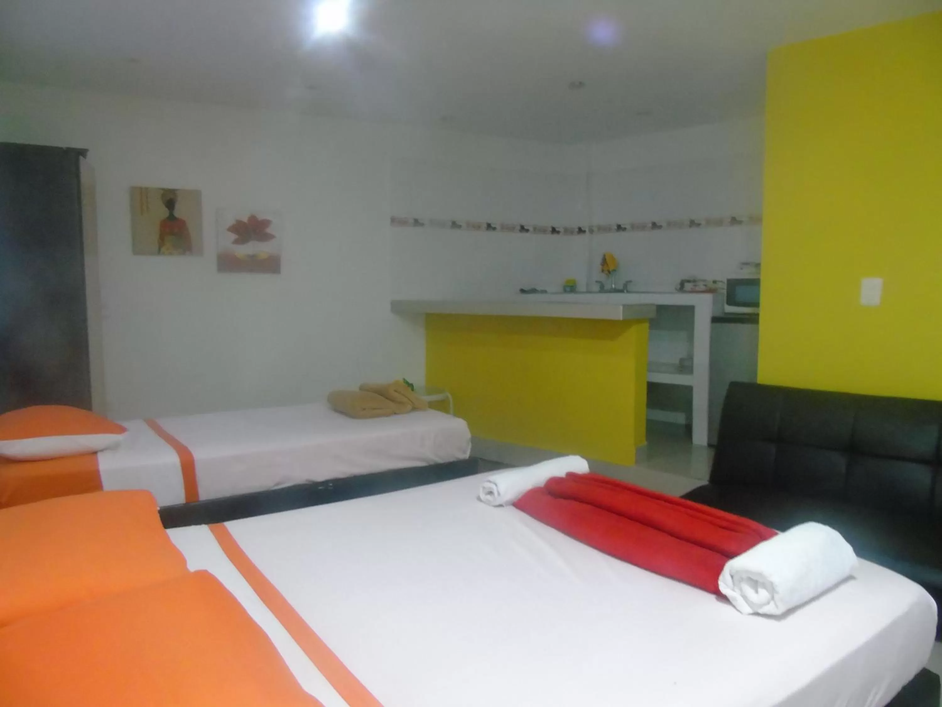 Bedroom, Bed in Posada Miss Joyce House