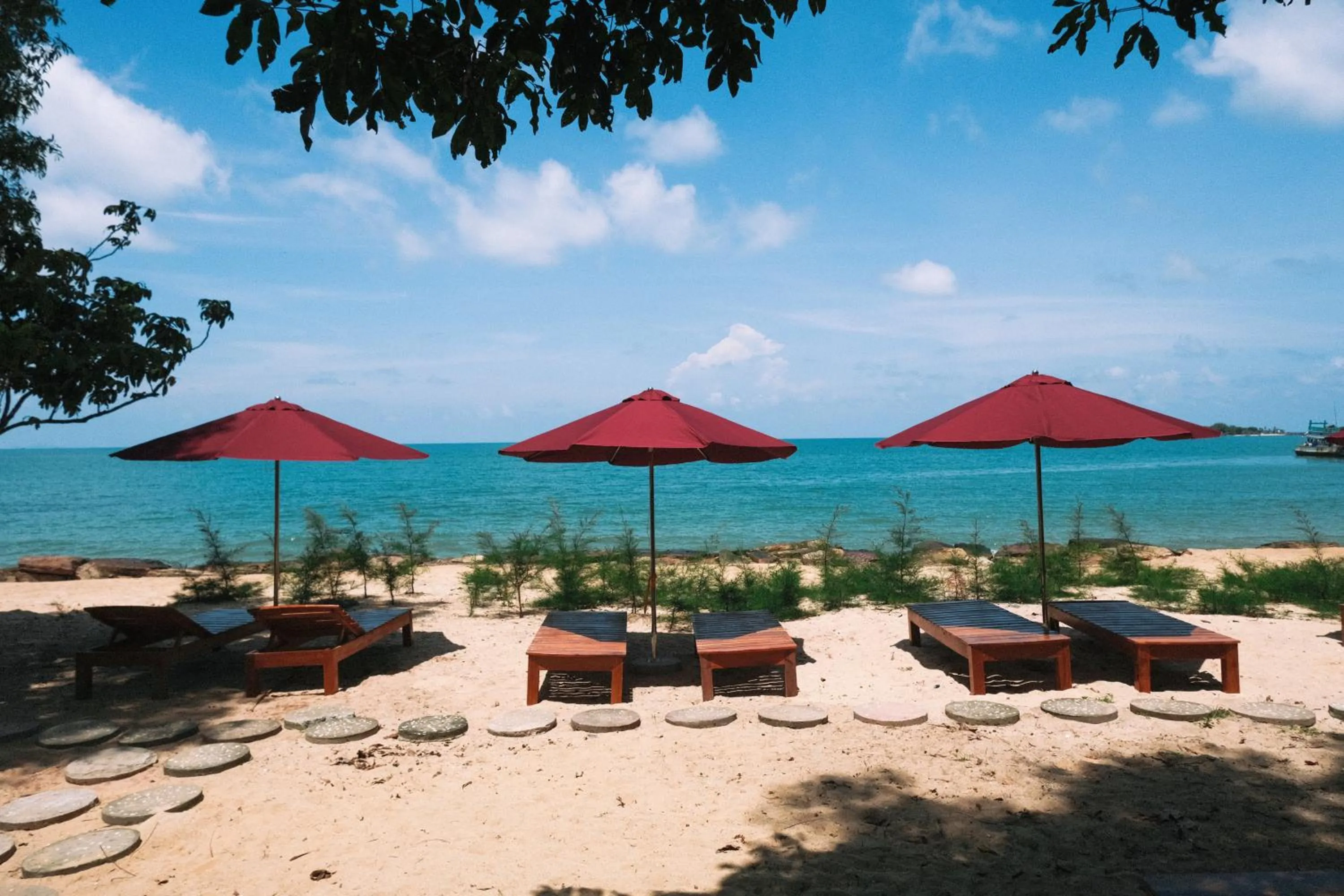 sunbed in Wild Beach Phu Quoc Resort