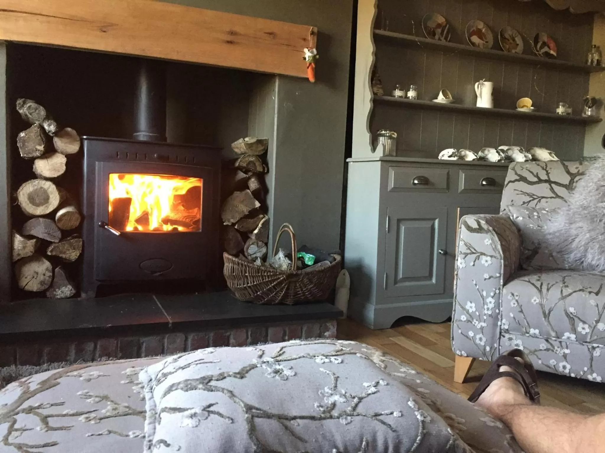 Living room, TV/Entertainment Center in Efail Y Garn