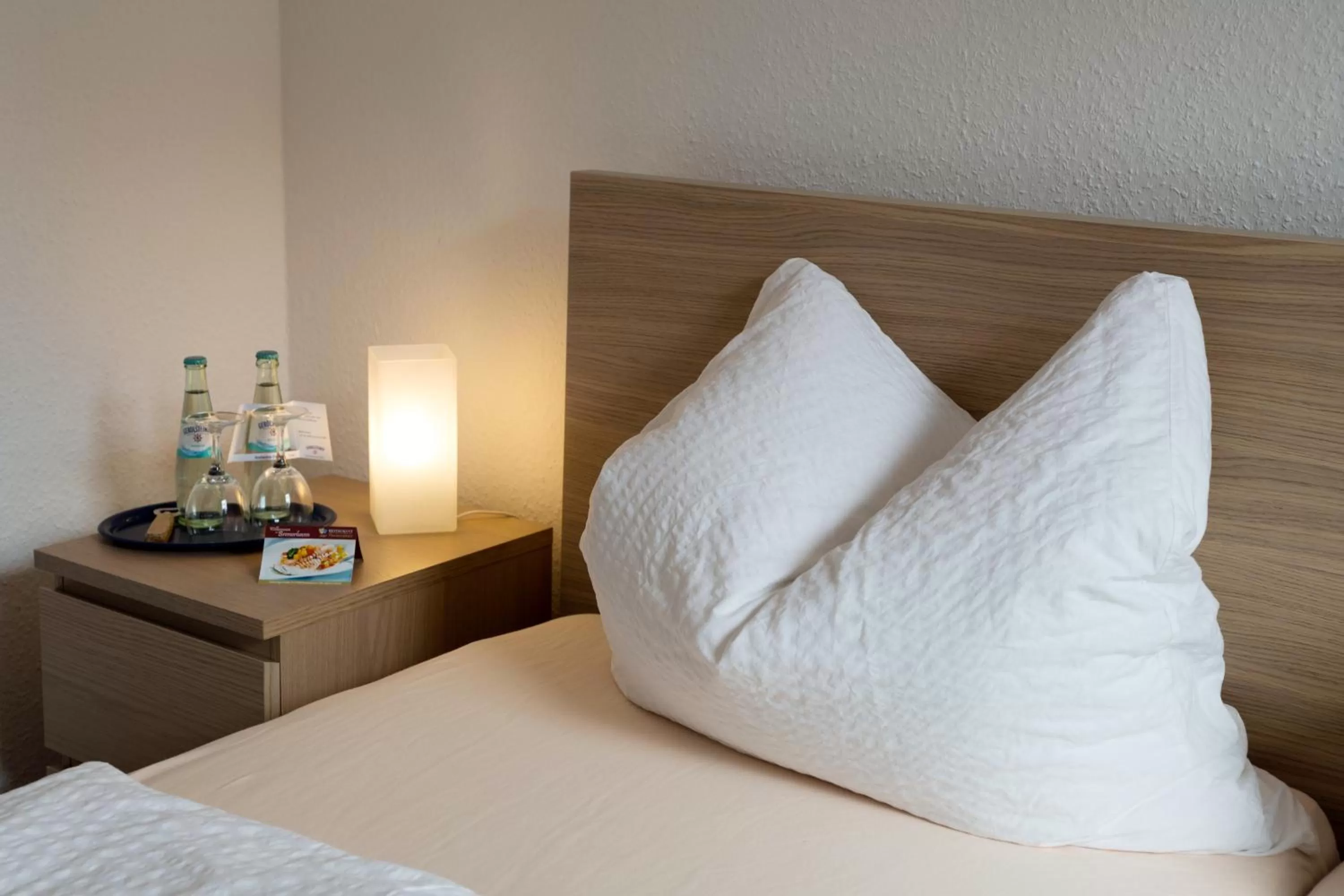 Decorative detail, Bed in Hotel & Apartment Am Theaterplatz