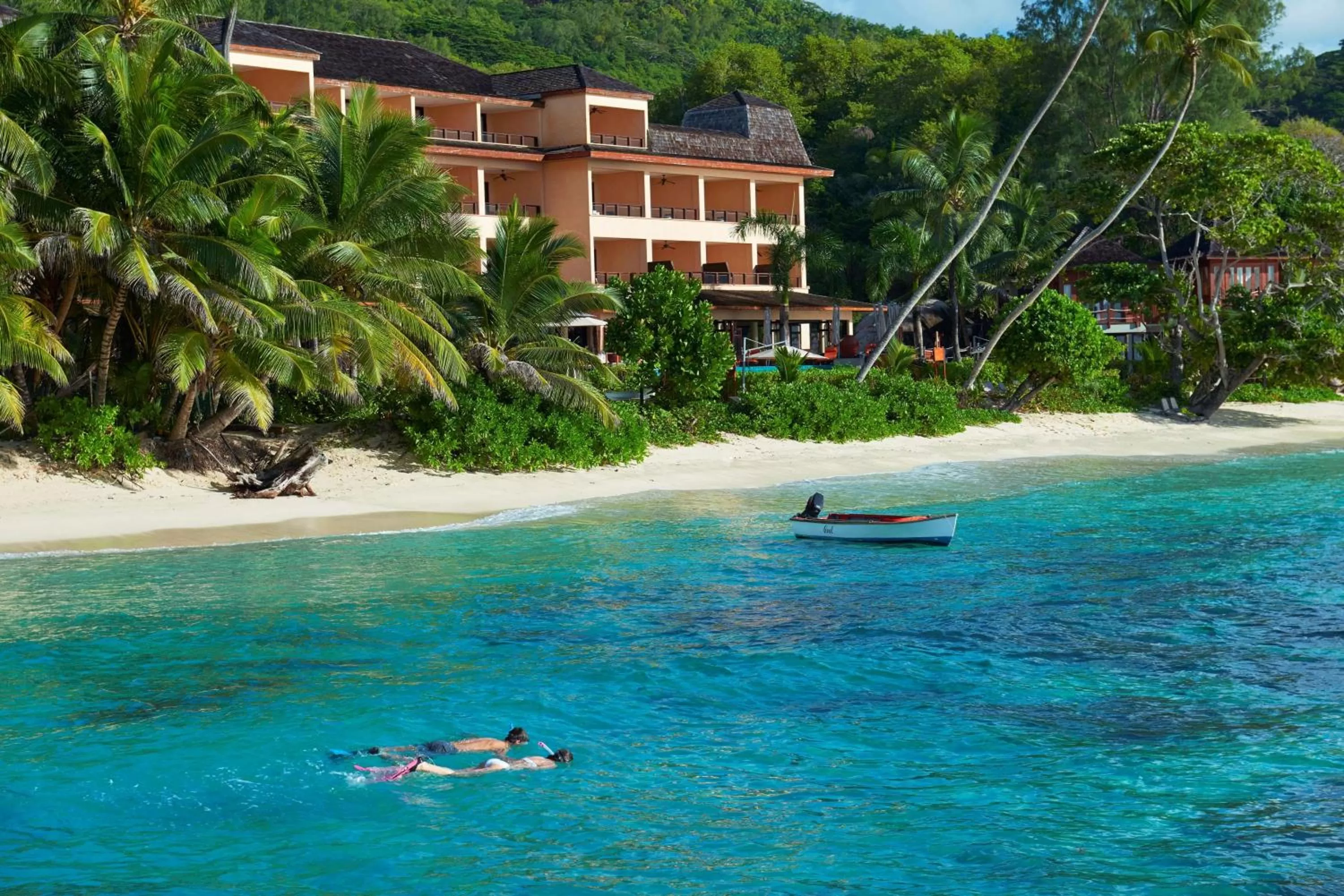 Property building in DoubleTree by Hilton Seychelles Allamanda Resort & Spa
