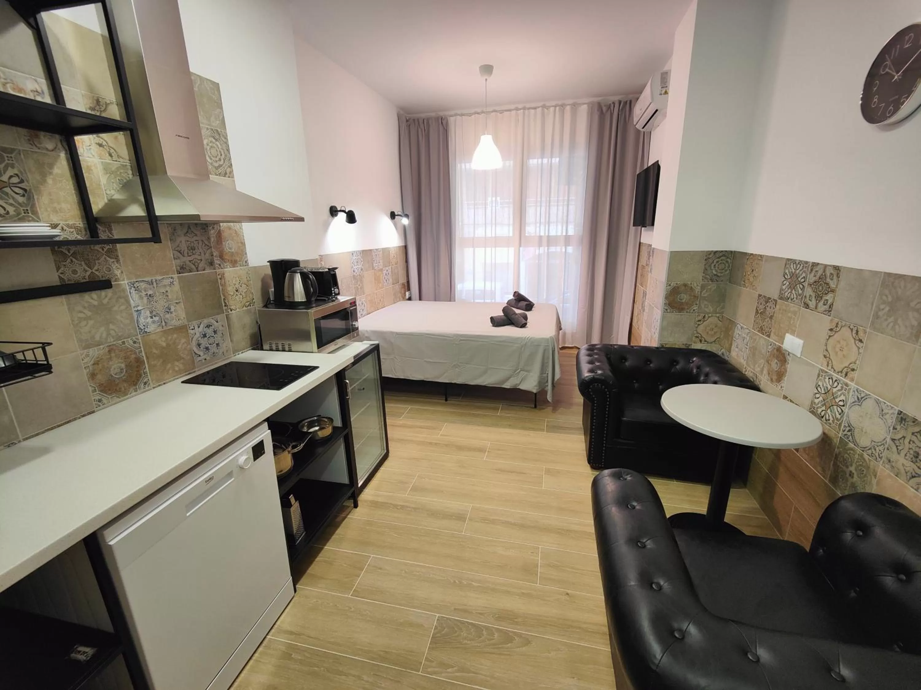 Kitchen or kitchenette in Hotel Apartamentos Pueblo Mar