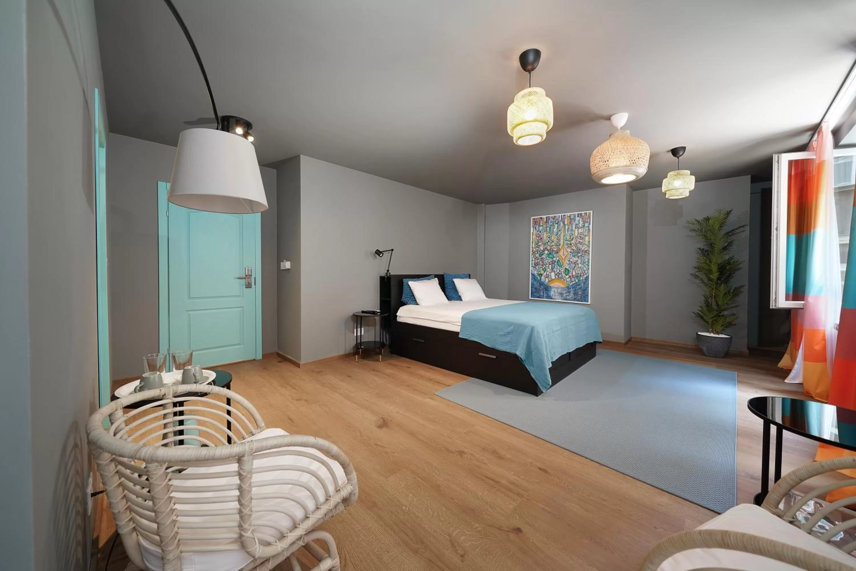 Bed in Tulum Apart Center Belgrade