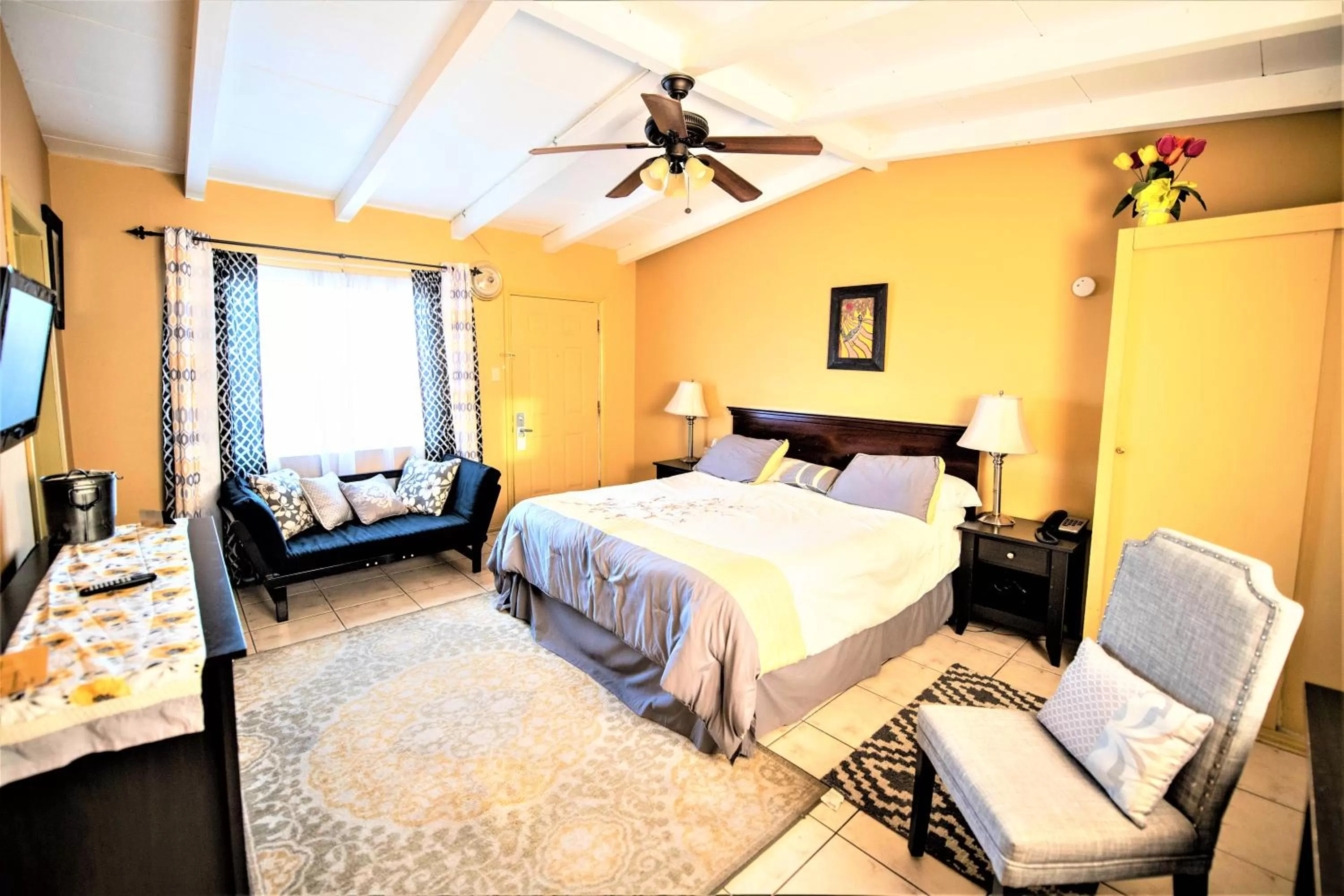 Bed in Harmony Motel