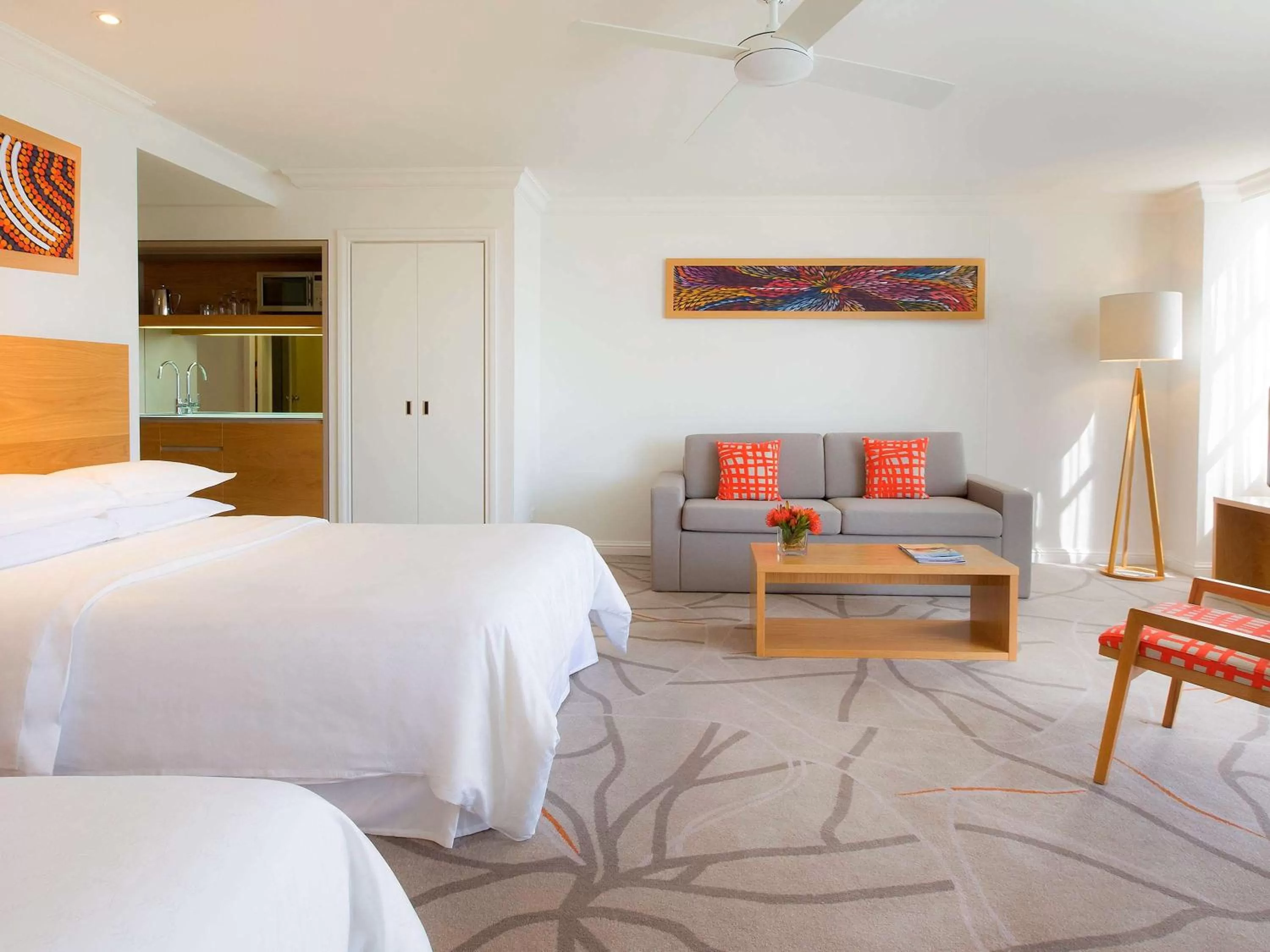 Superior Double Room with Two Double Beds and View in Elysium Noosa Resort - MGallery Collection