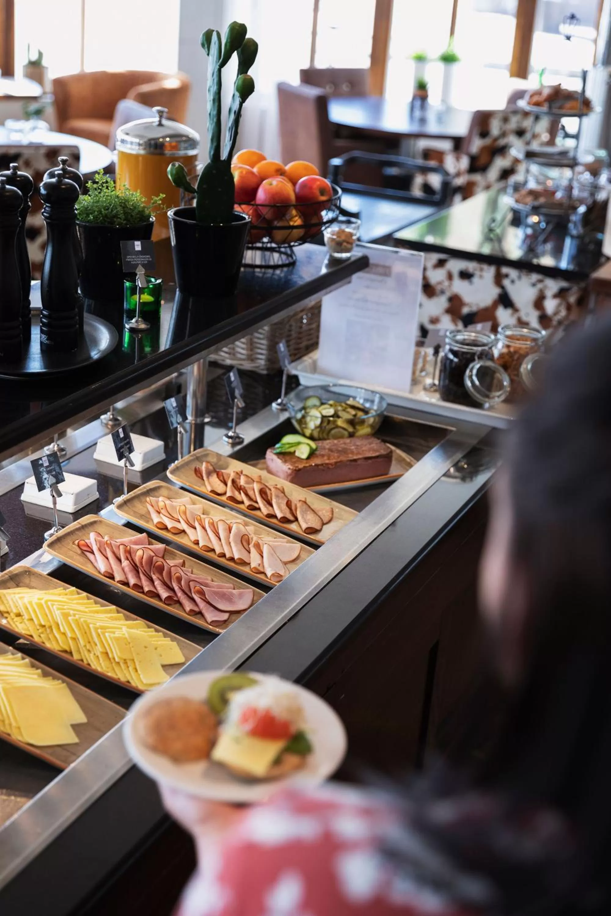 Buffet breakfast, Food in First Hotel Strand