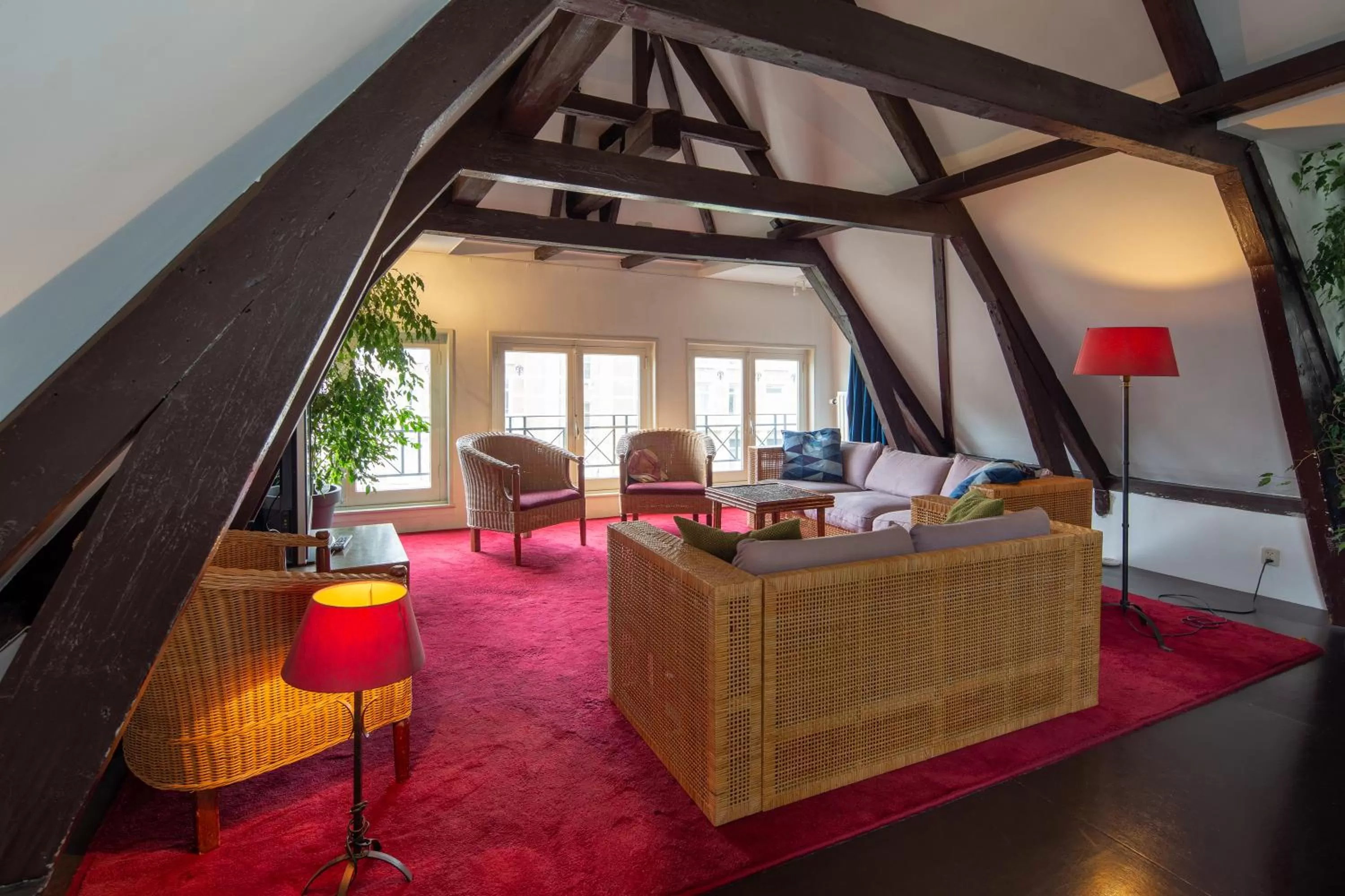 Living room in Amsterdam House Hotel