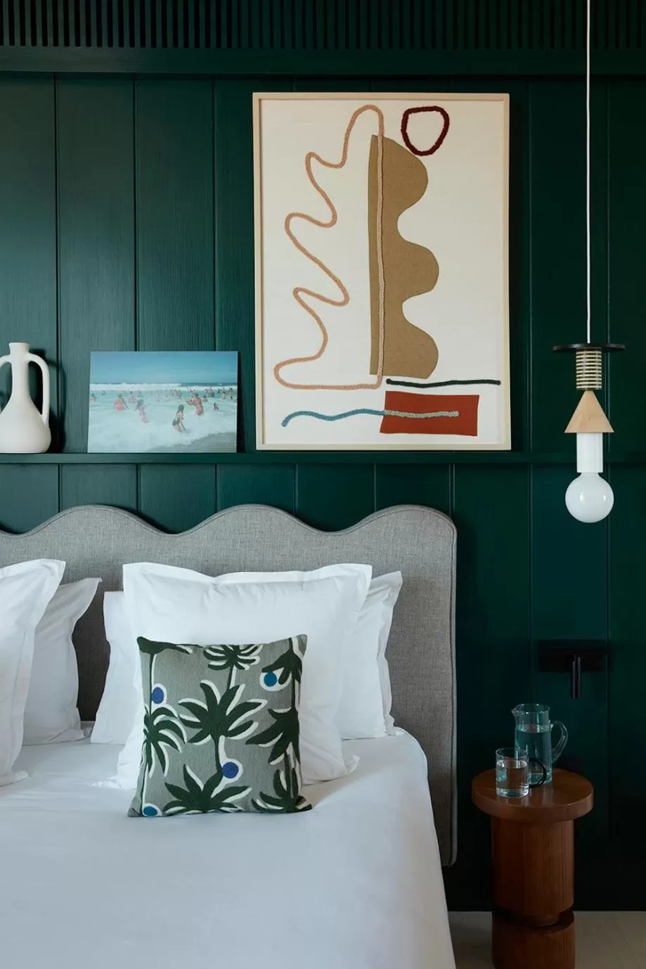 Bedroom, Bed in Hôtel de La Plage