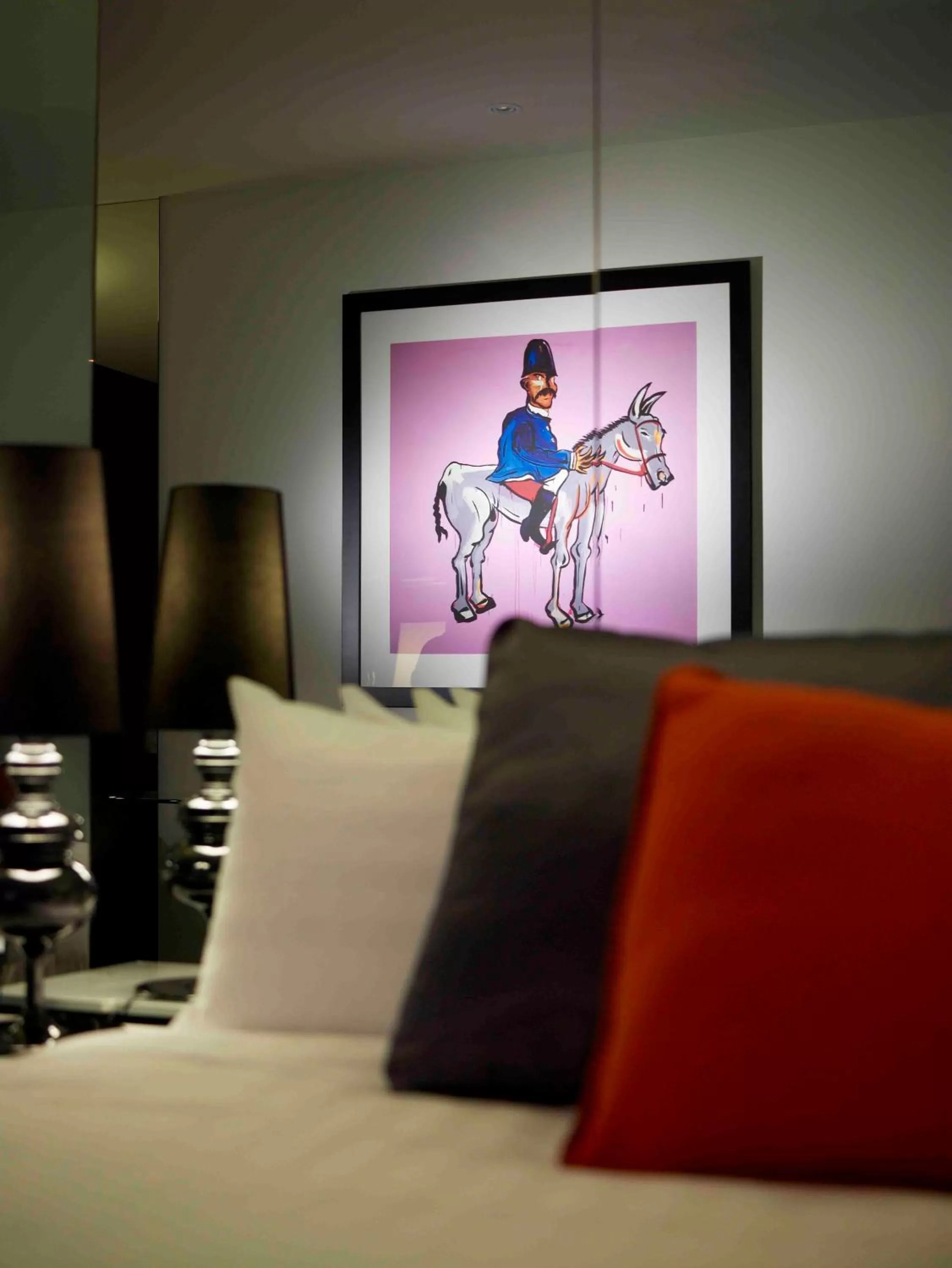 Bed in The Cullen Melbourne - Art Series