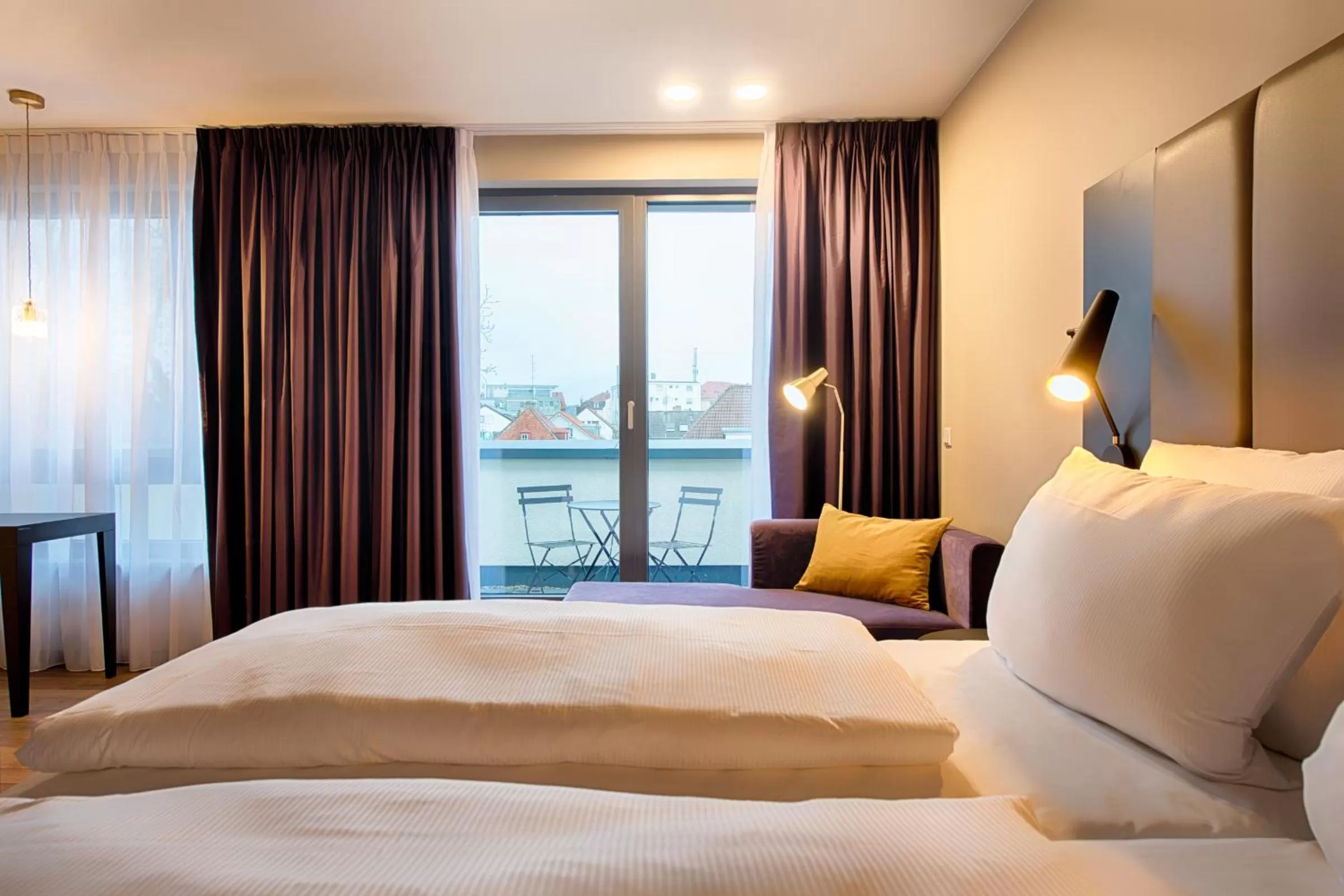 Bed in Welcome Hotel Neckarsulm