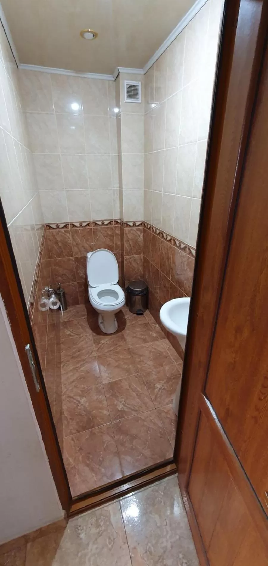 Toilet in Odzun Hotel