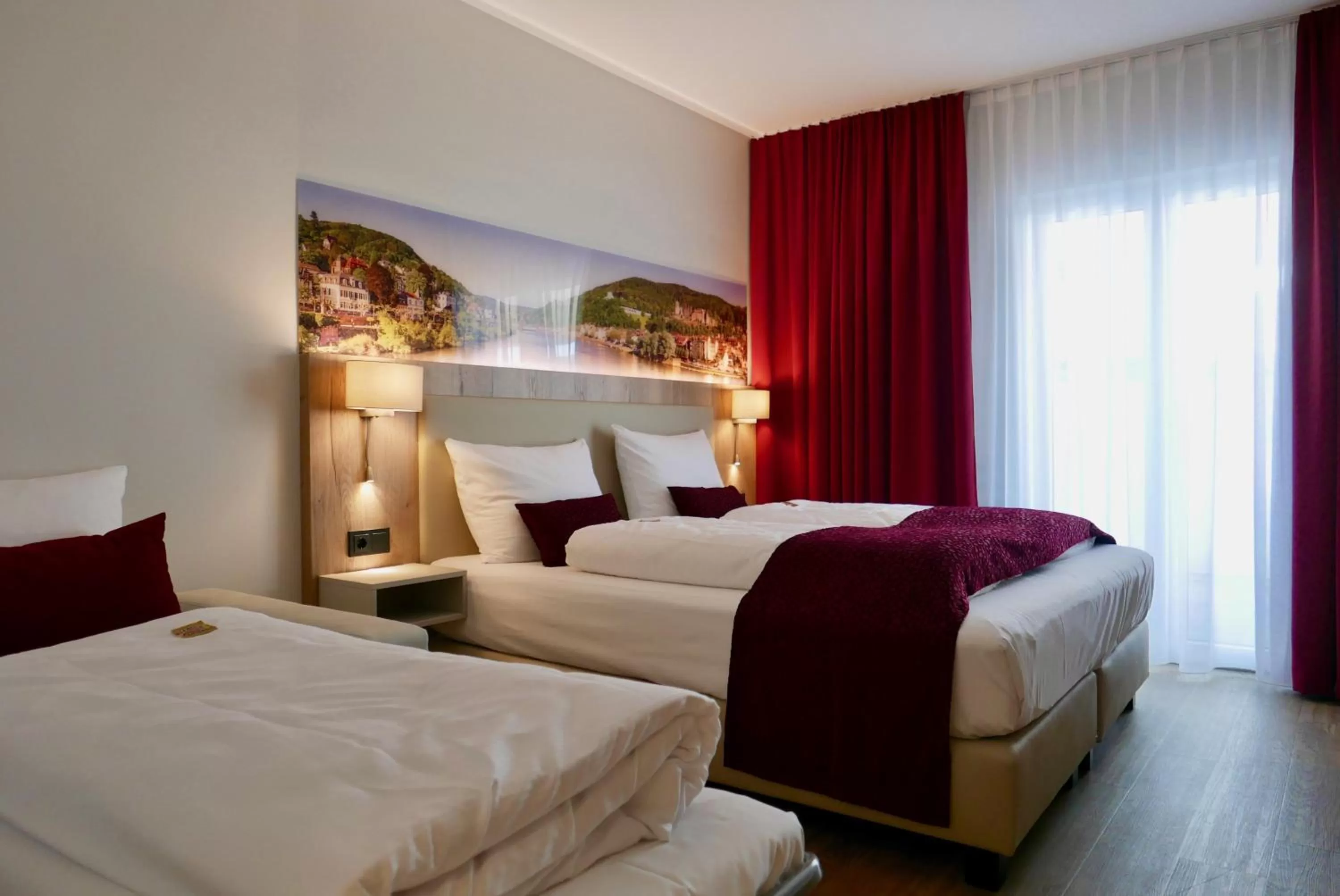 Photo of the whole room, Bed in Rafaela Hotel Heidelberg