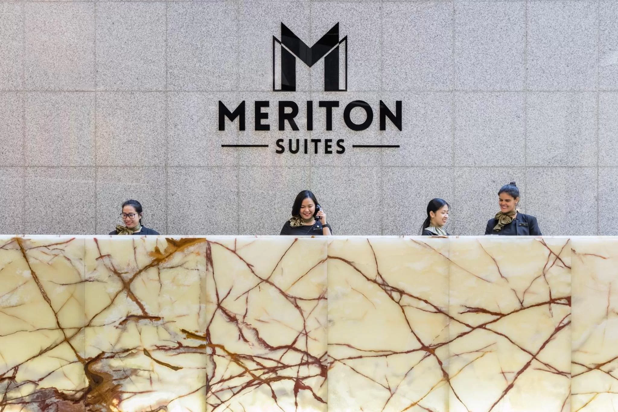Lobby or reception in Meriton Suites Kent Street, Sydney