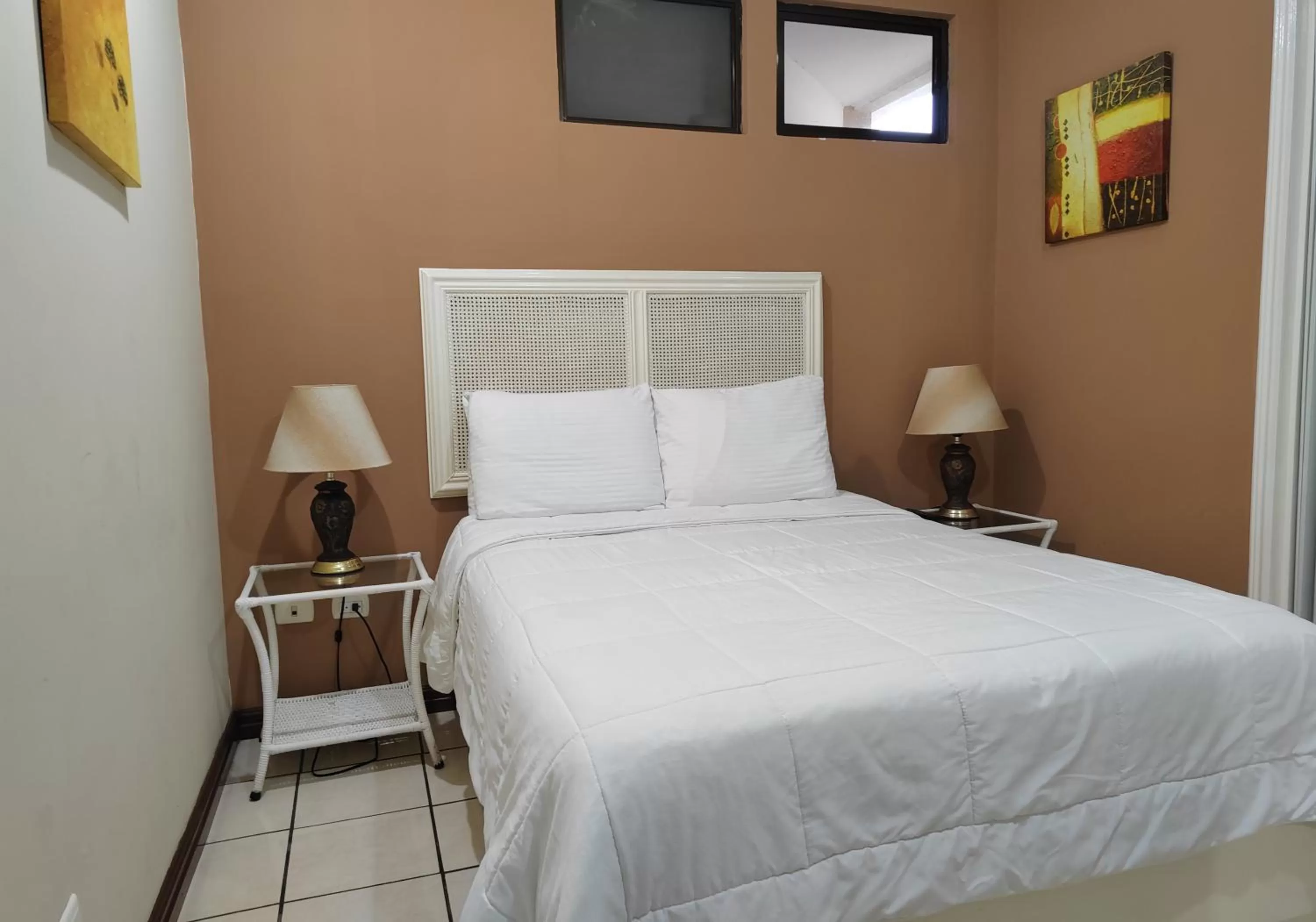 Bed in Hotel Bamboo Aeropuerto