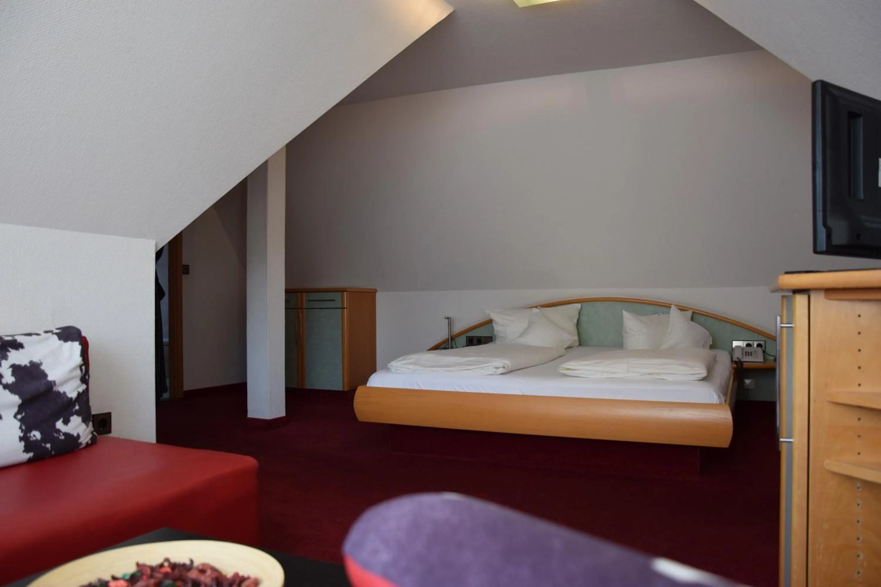 Photo of the whole room, Bed in Hotel Roter Löwe