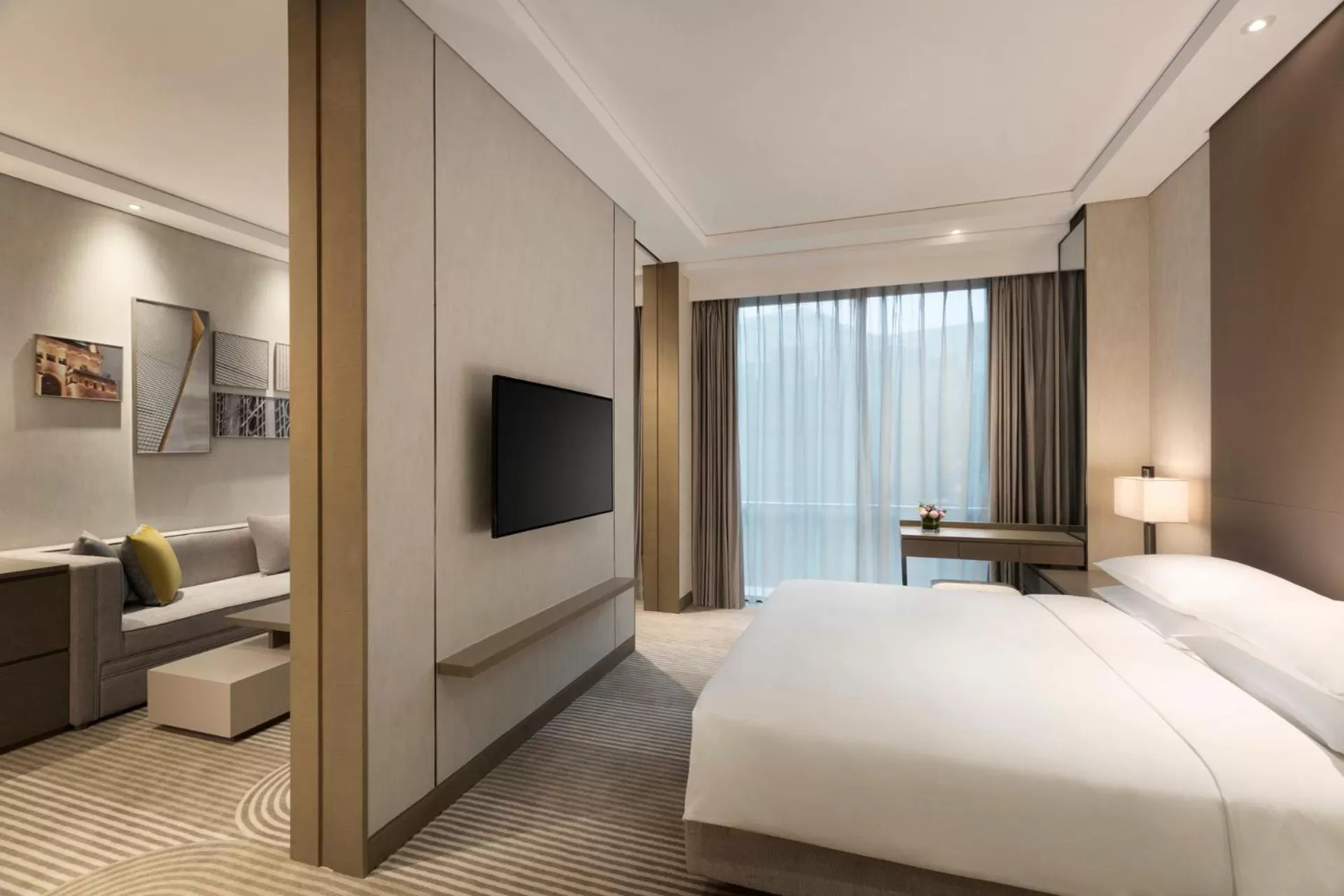King Suite with Kitchen and Sofa Bed in Hyatt House Shanghai Hongqiao CBD
