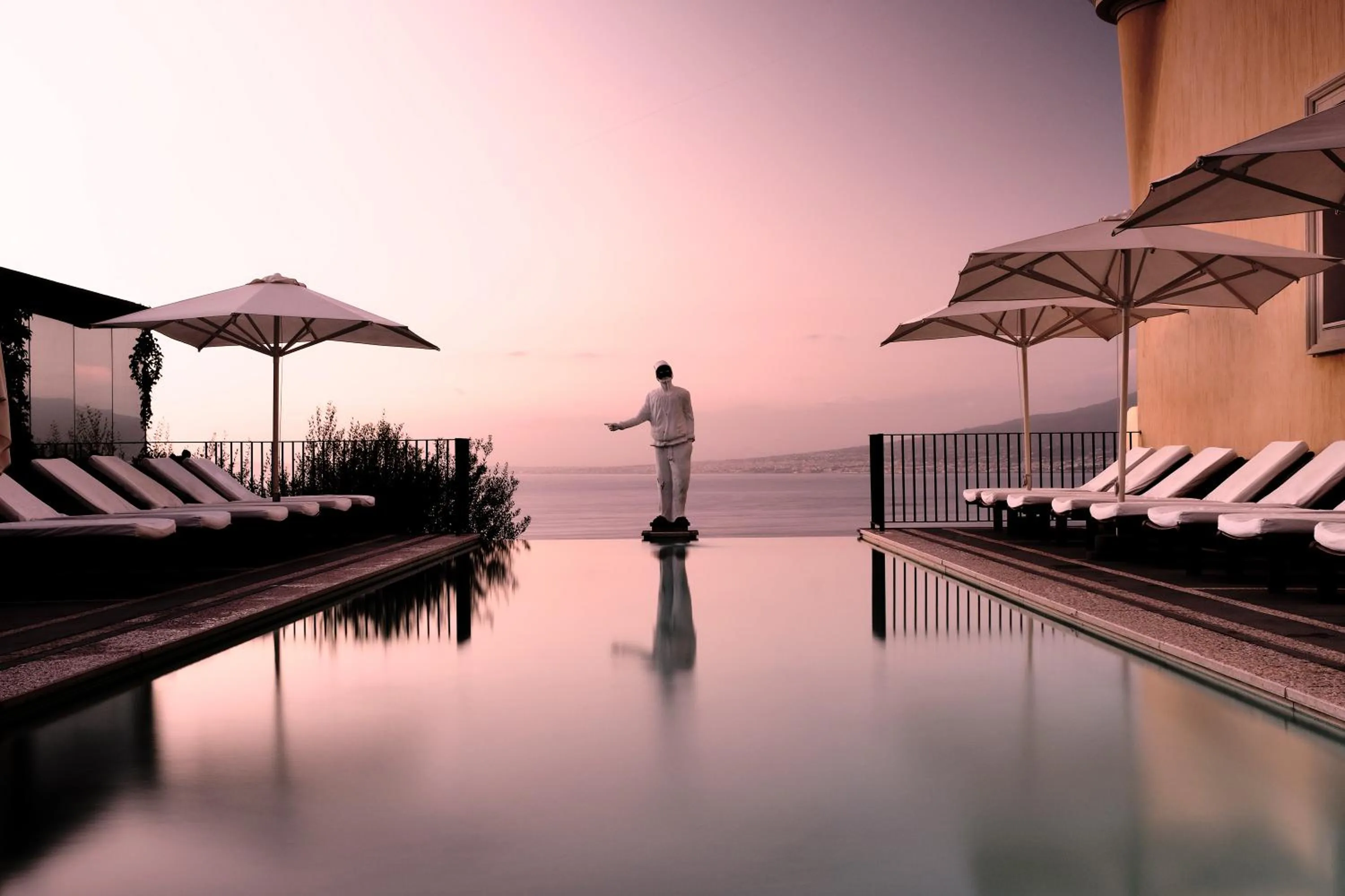 Swimming pool in Grand Hotel Angiolieri