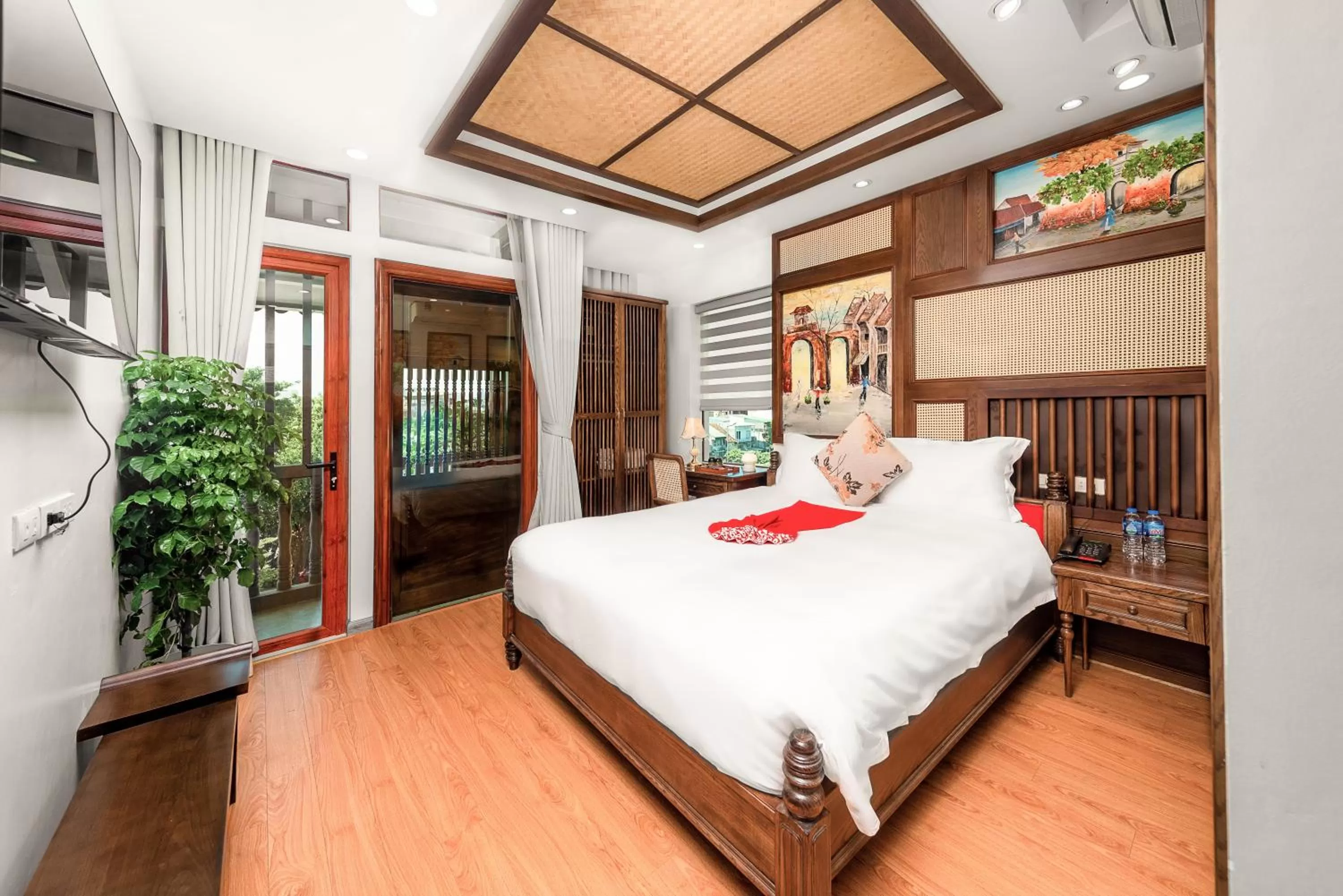 Bed in Veshia Hotel & Spa