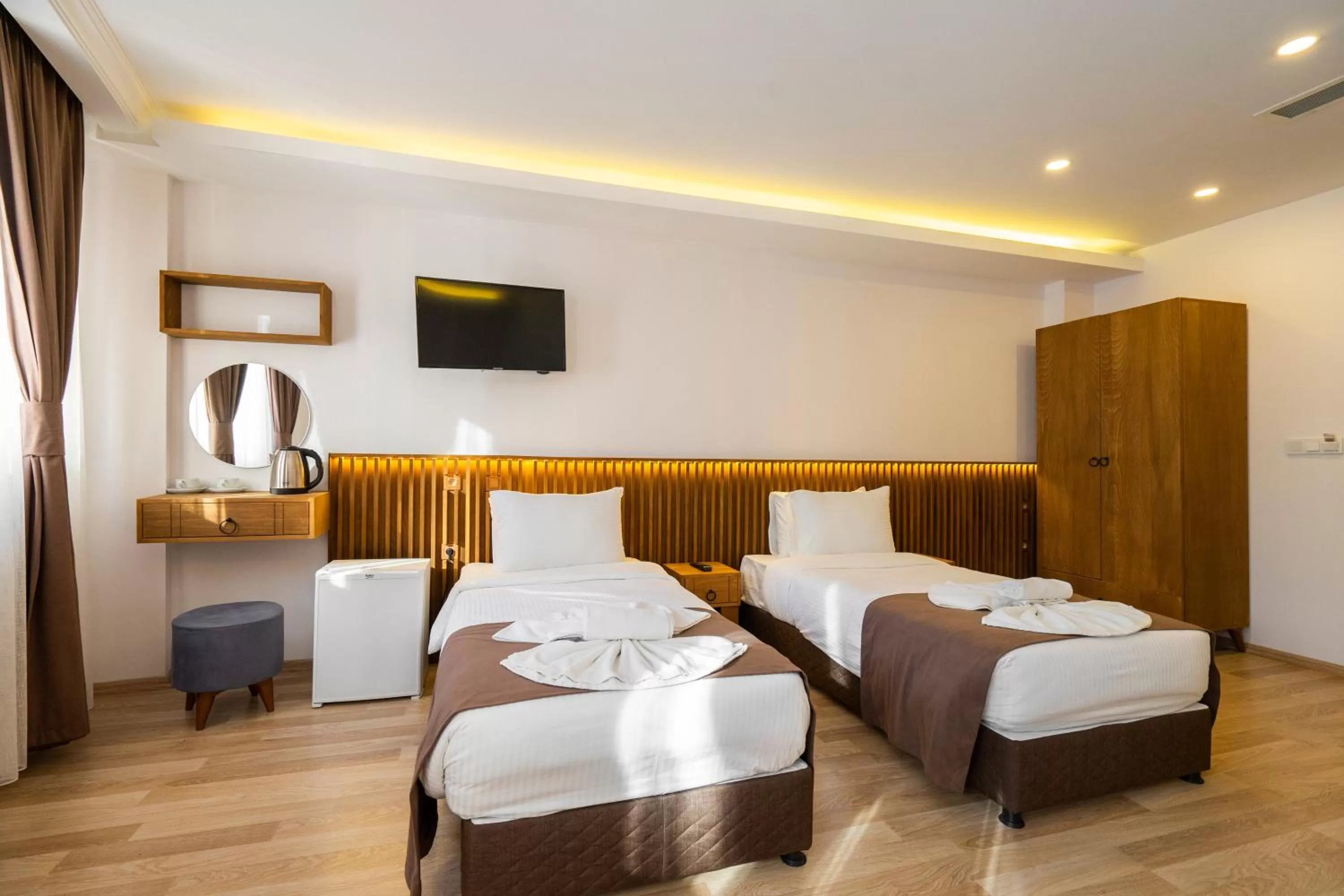 Bed in Castillo Rojo Hotel Istanbul