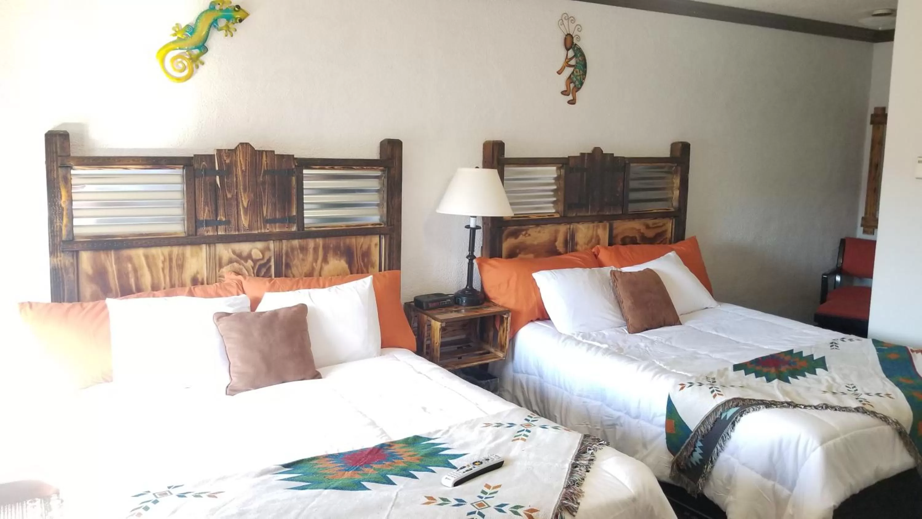 Bed in Adobe Sands Motel