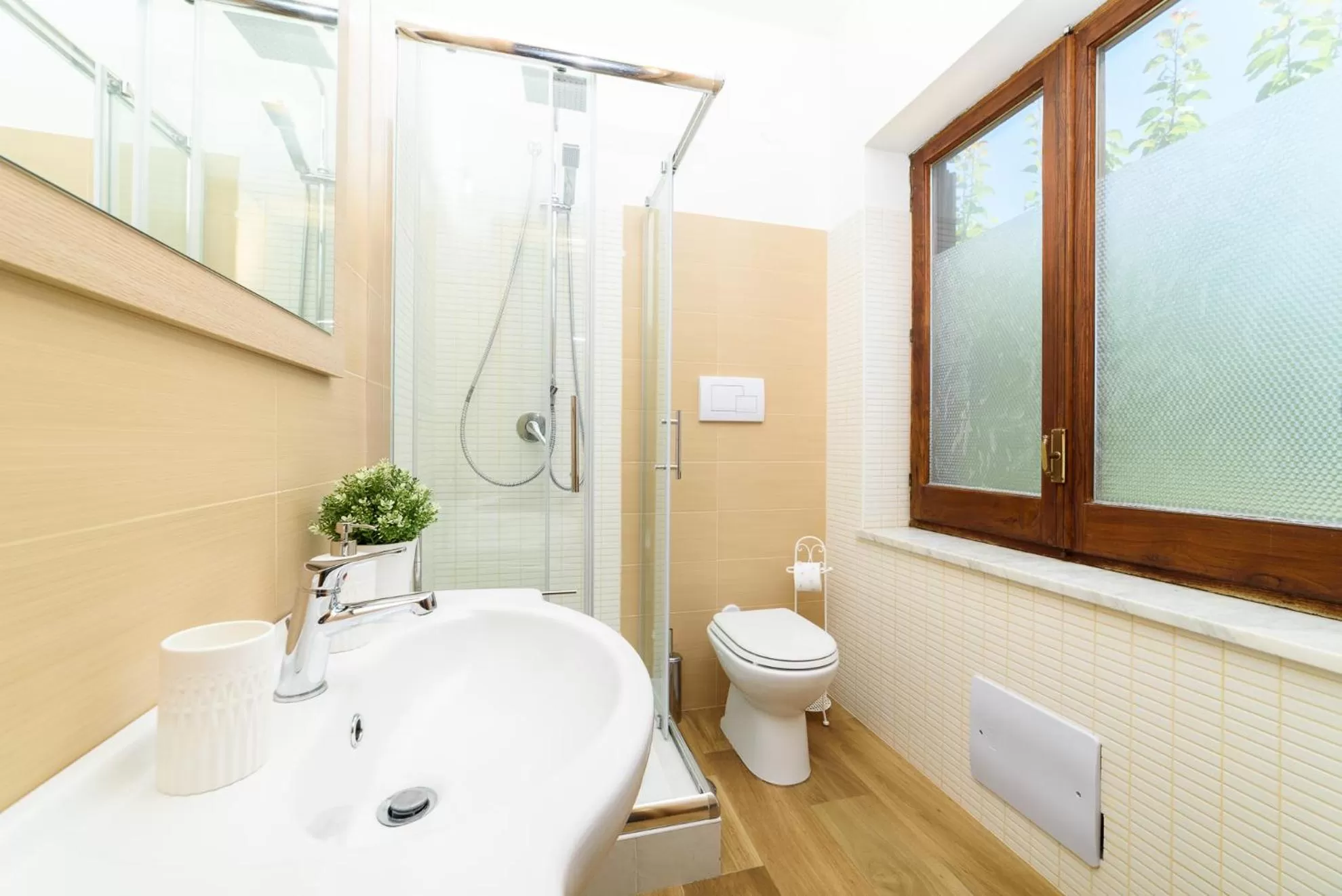 Shower in B&B Albachiara Casa di Campagna