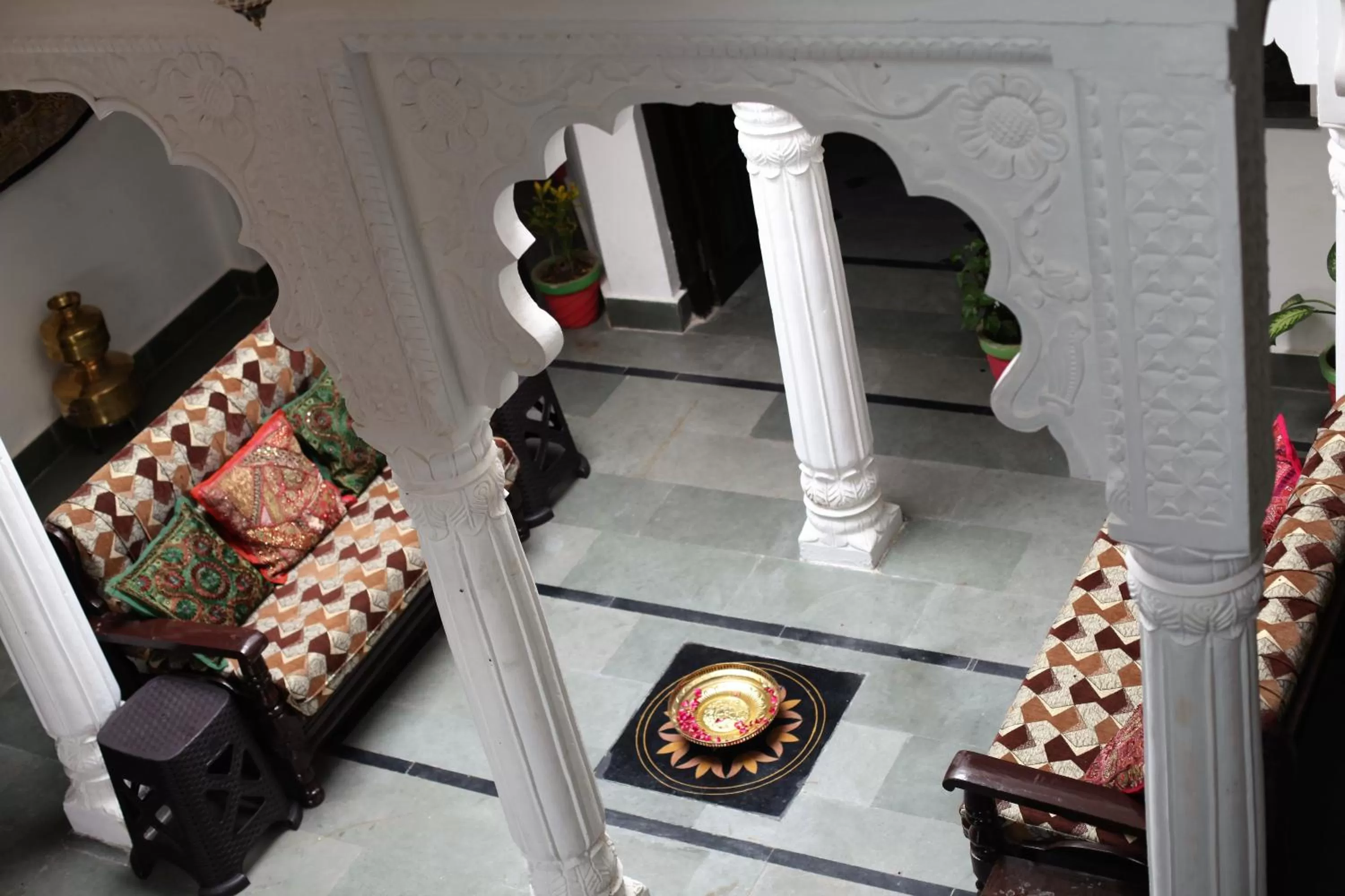 Living room in Hotel Bundi House