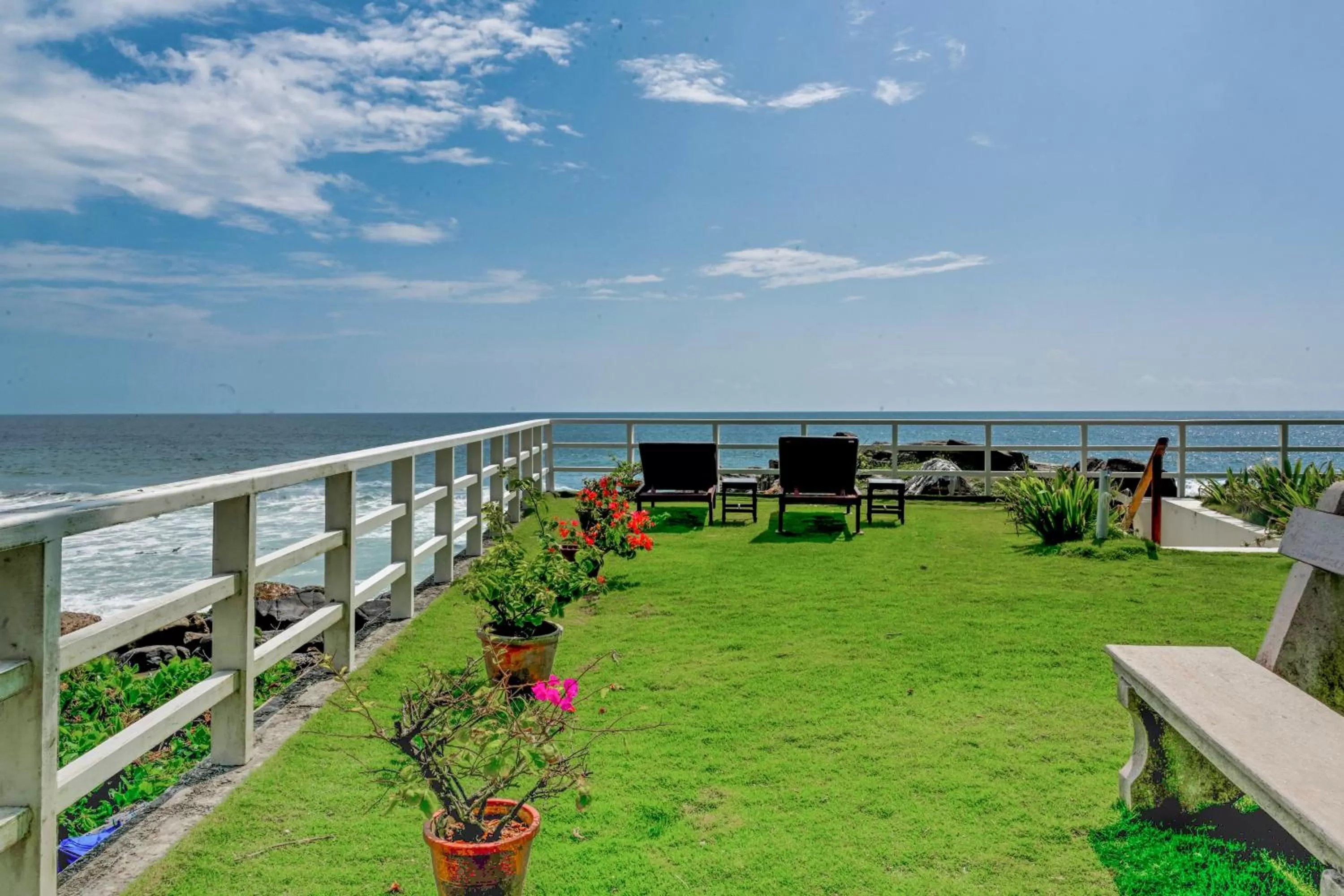 Natural landscape in Rockholm at the Light House Beach