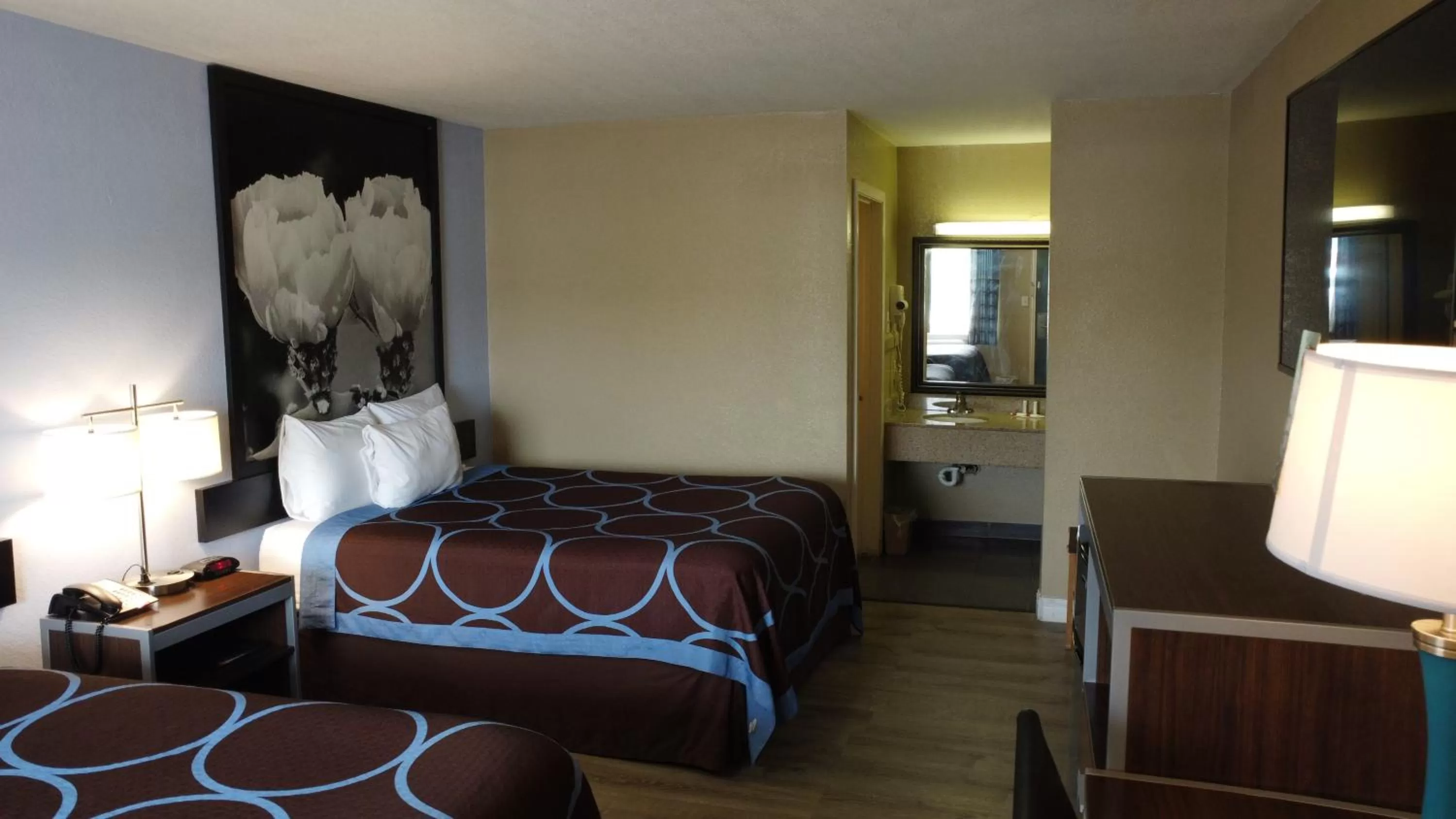 Bed in Super 8 by Wyndham Kingsville