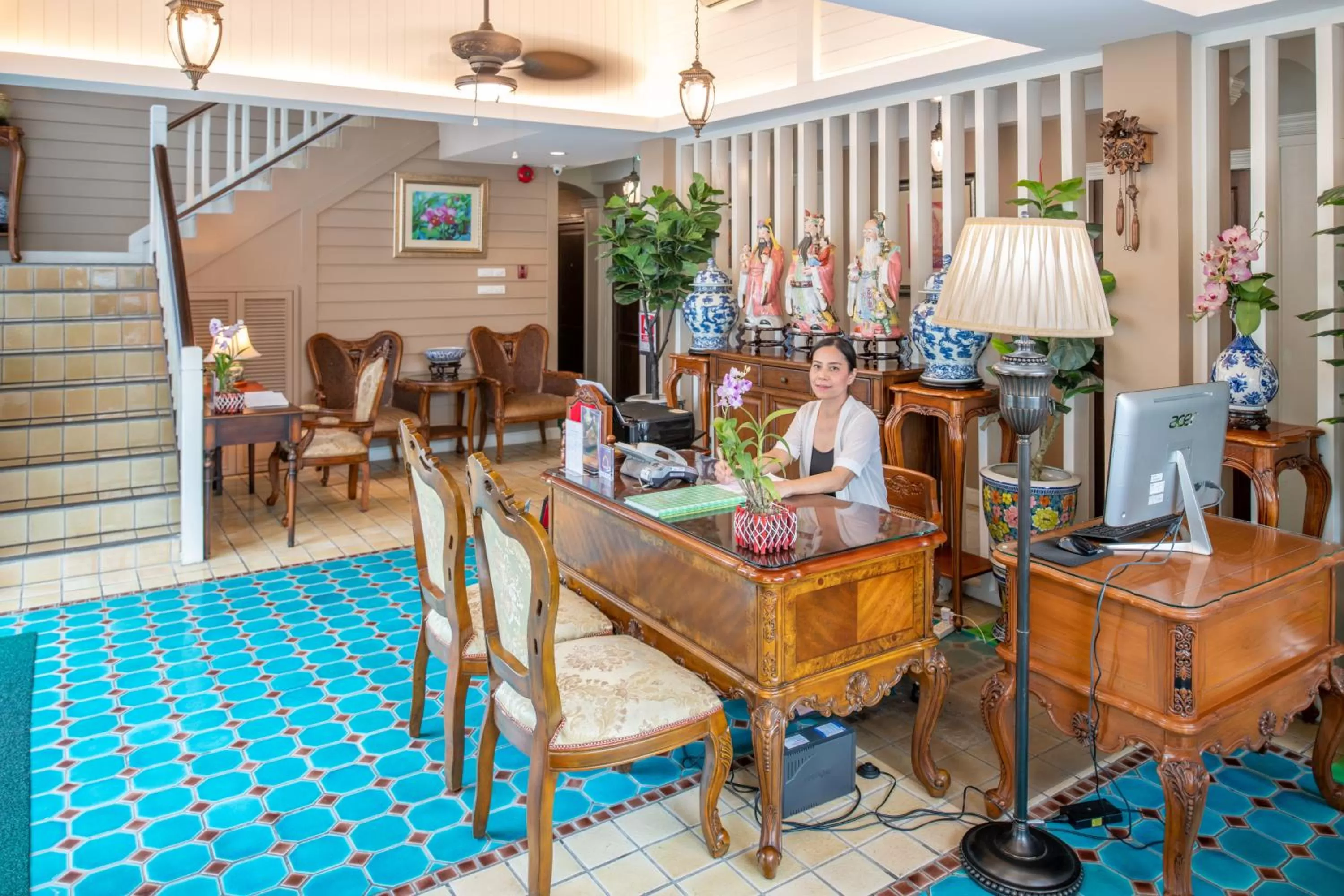 Lobby or reception in The Orchid House 153