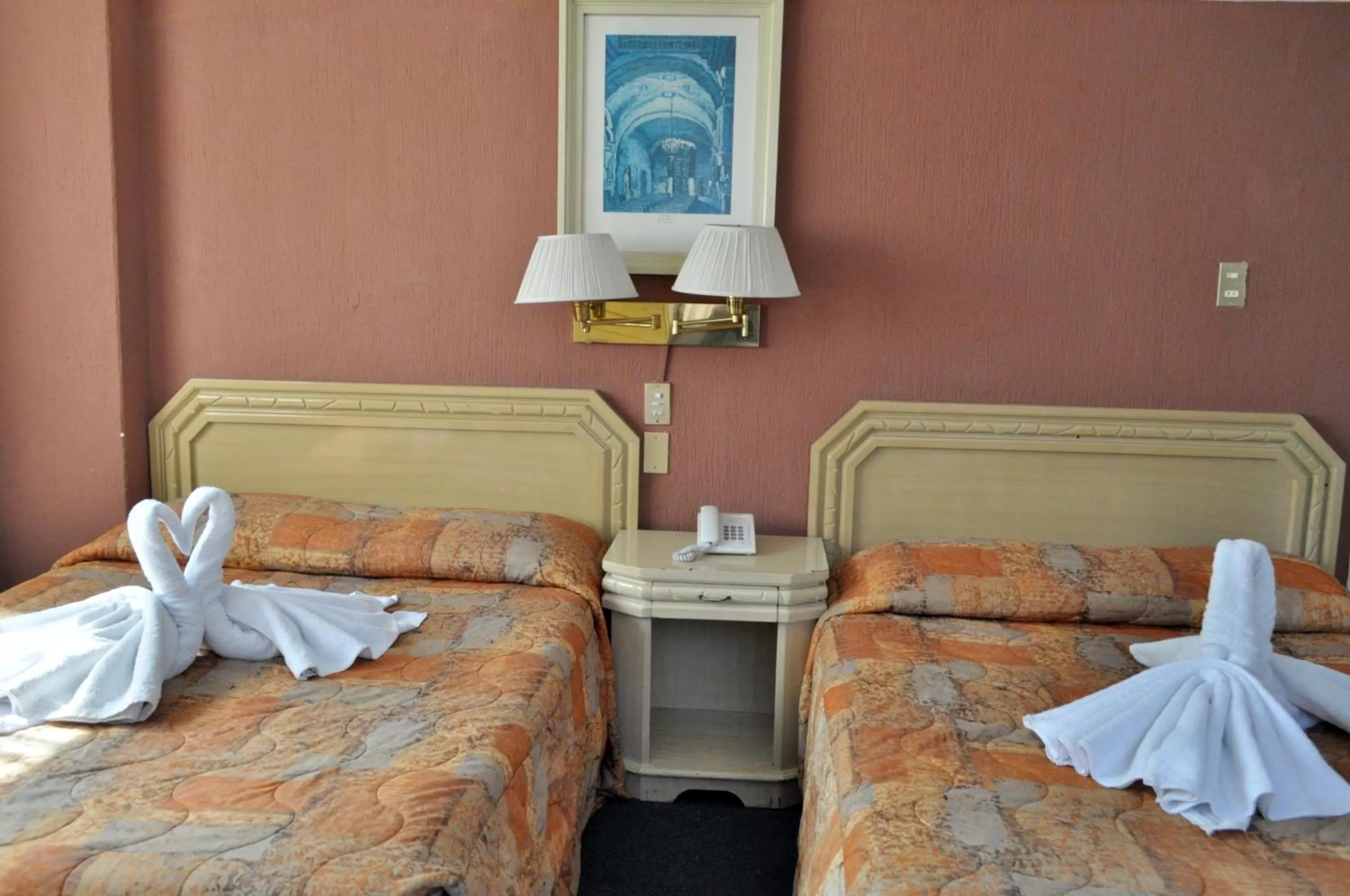 Toilet, Bed in Hotel María Teresa