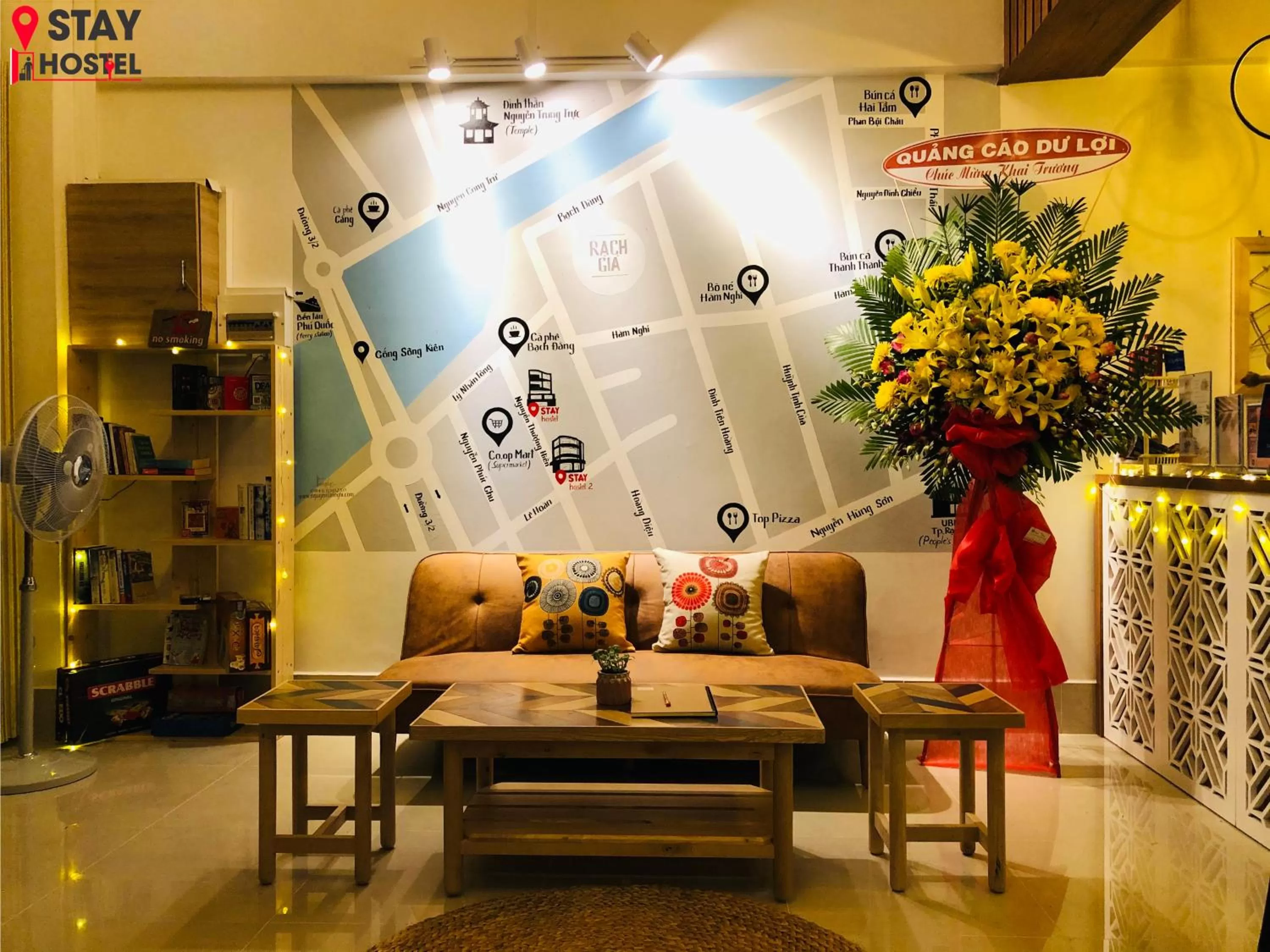 Living room in STAY hostel 2 - 350m from the ferry