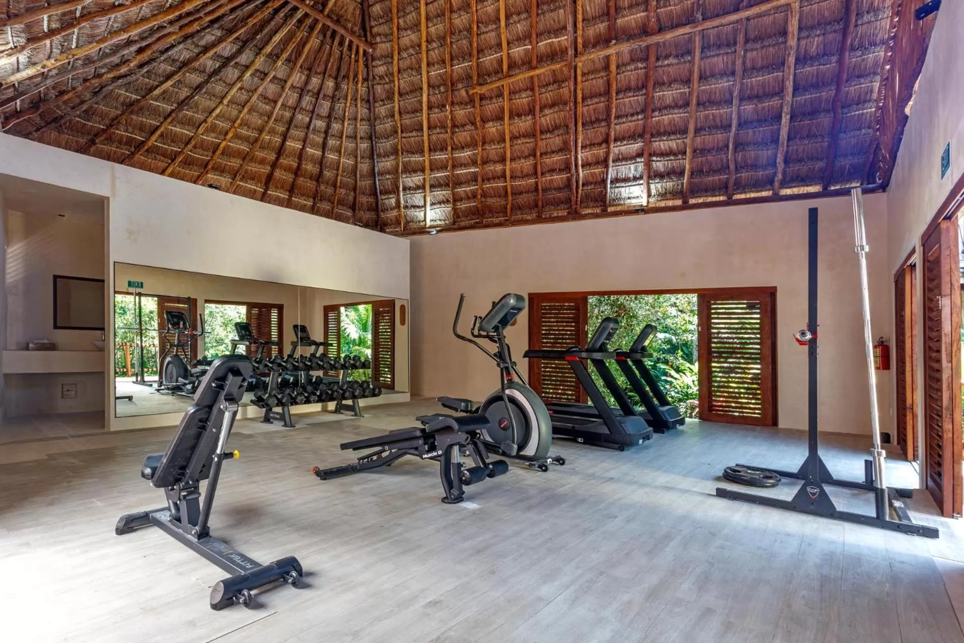 Fitness centre/facilities in Hotel Shibari - Restaurant & Cenote Club
