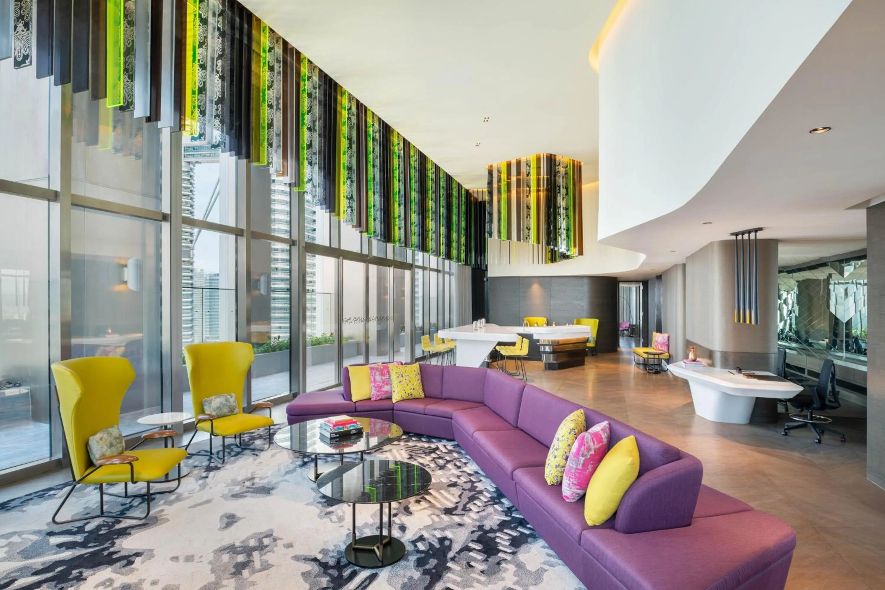 Living room in W Kuala Lumpur