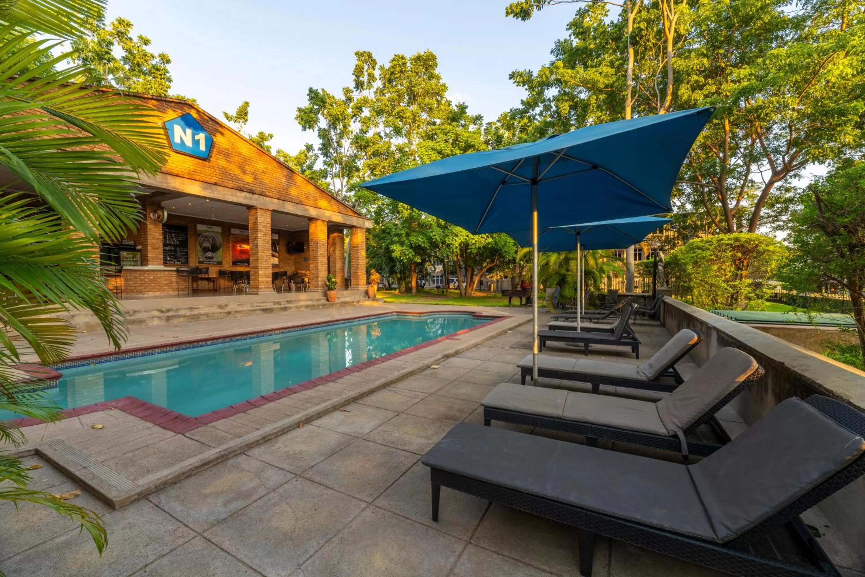 Pool view in N1 Hotel & Campsite Victoria Falls