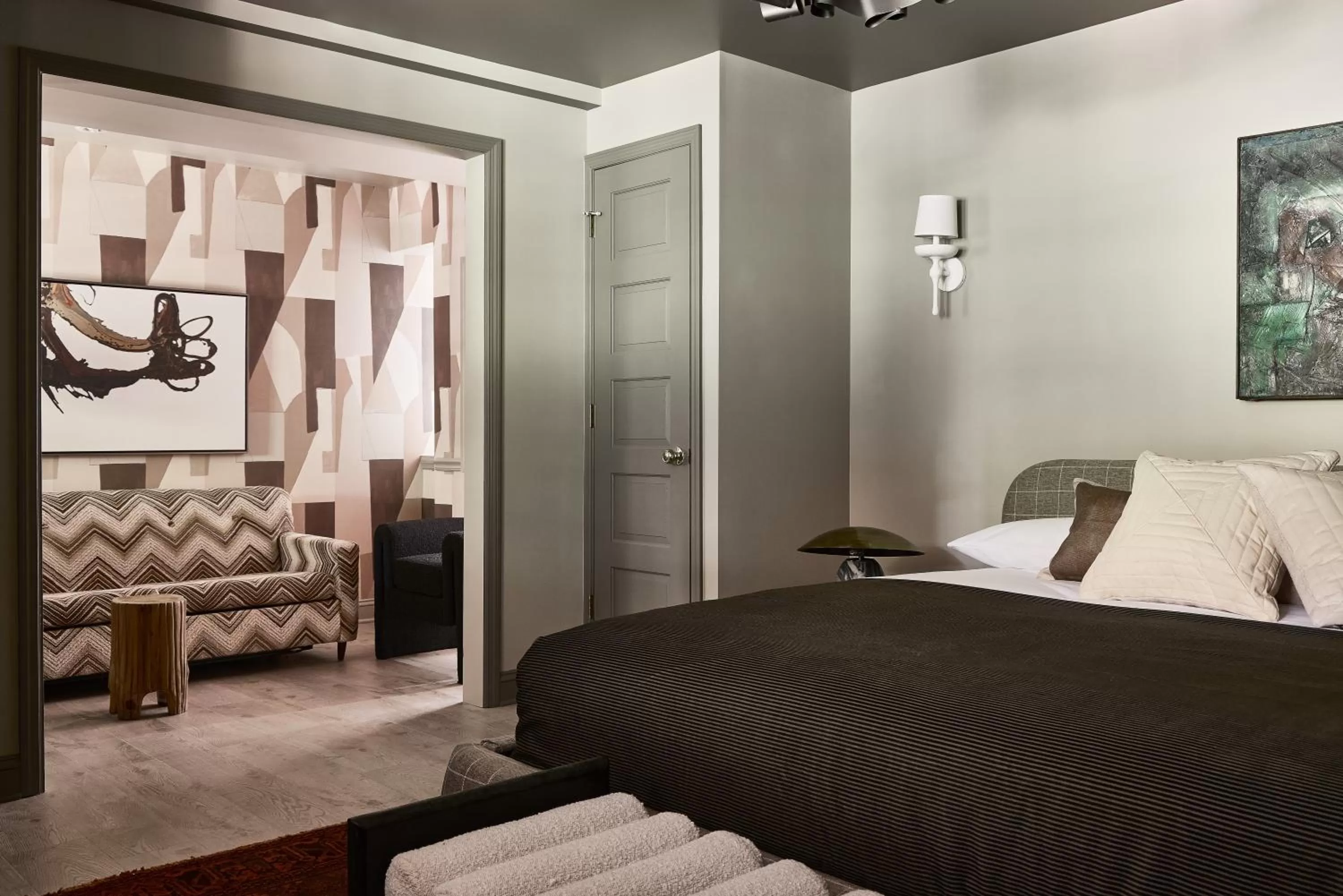 Bedroom, Bed in Blind Tiger Asheville