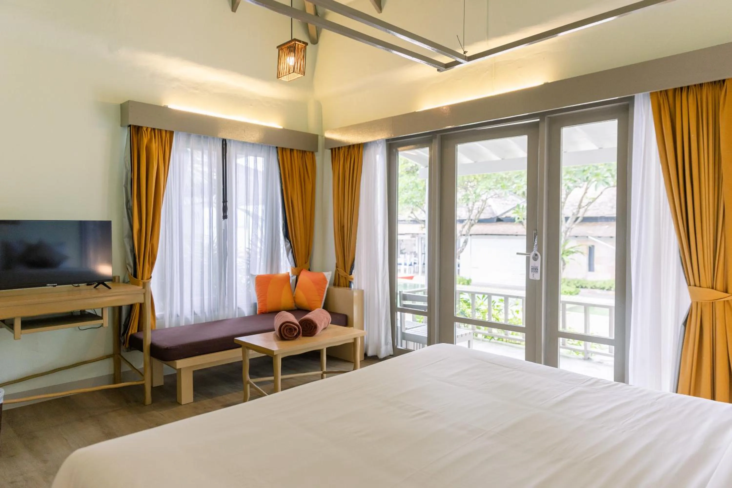 TV and multimedia, Bed in Punnpreeda Beach Resort - SHA Plus Certified