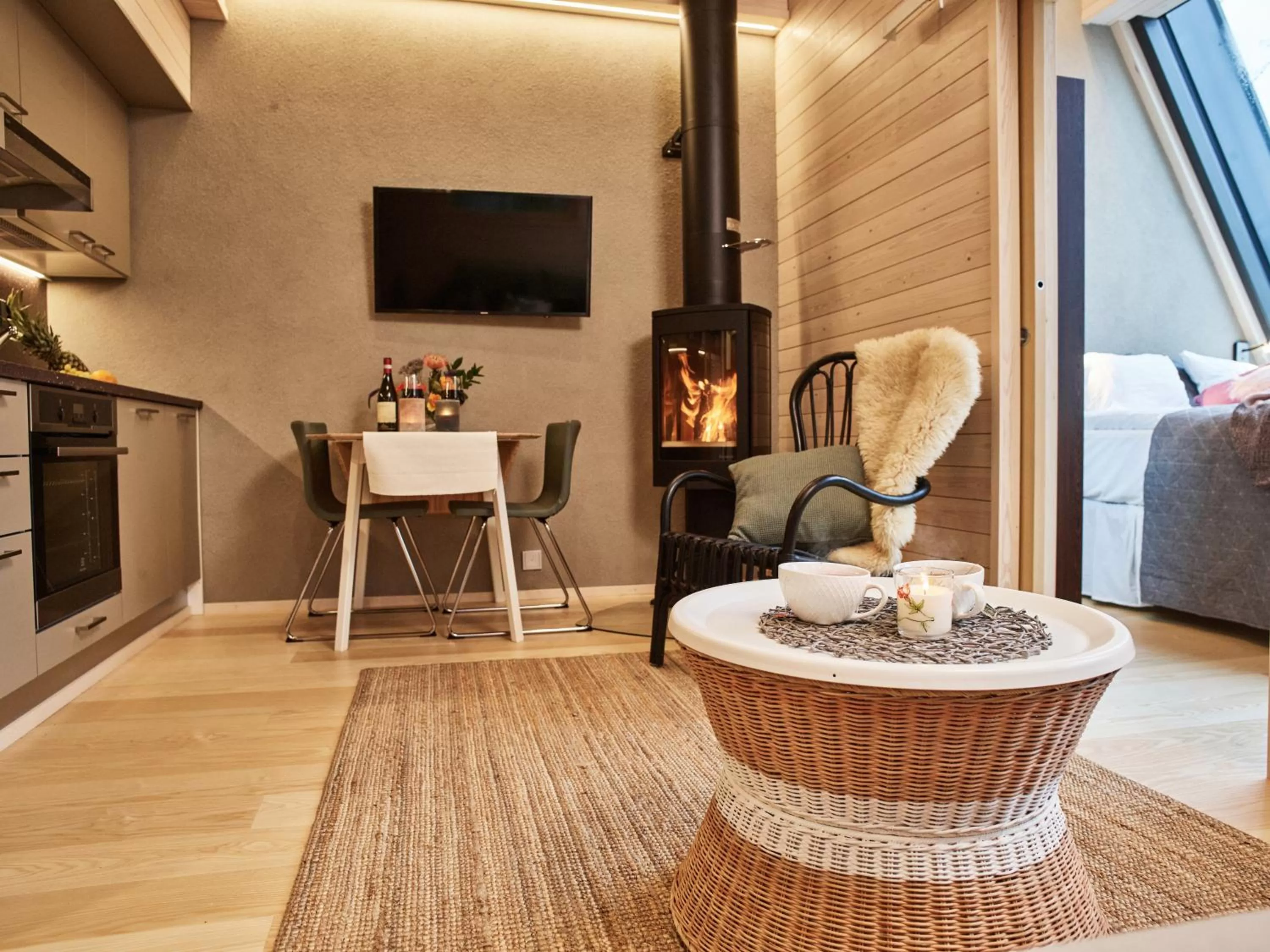 Kitchen or kitchenette in Nova Skyland Hotel