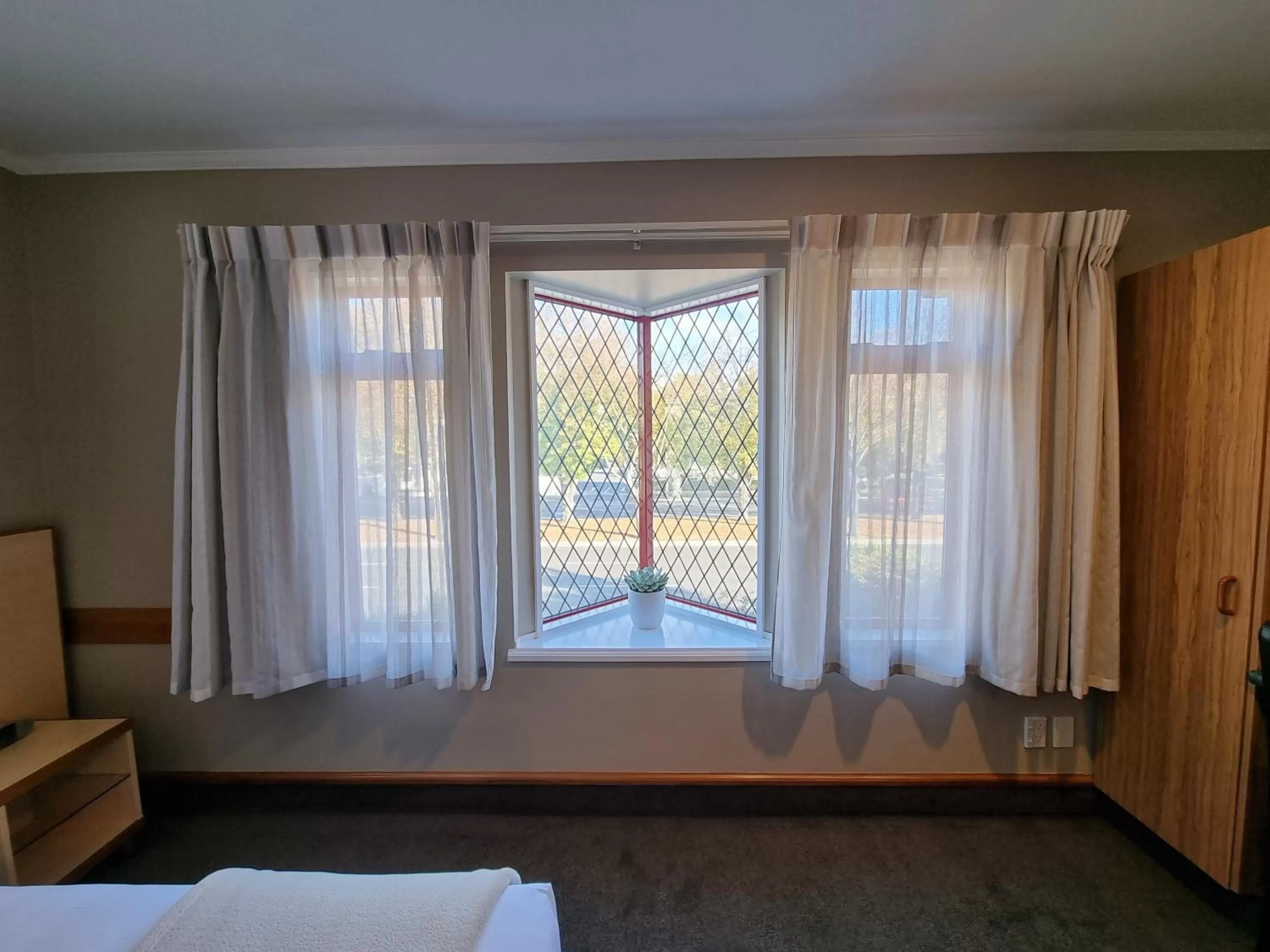 View (from property/room), Bed in Amross Court