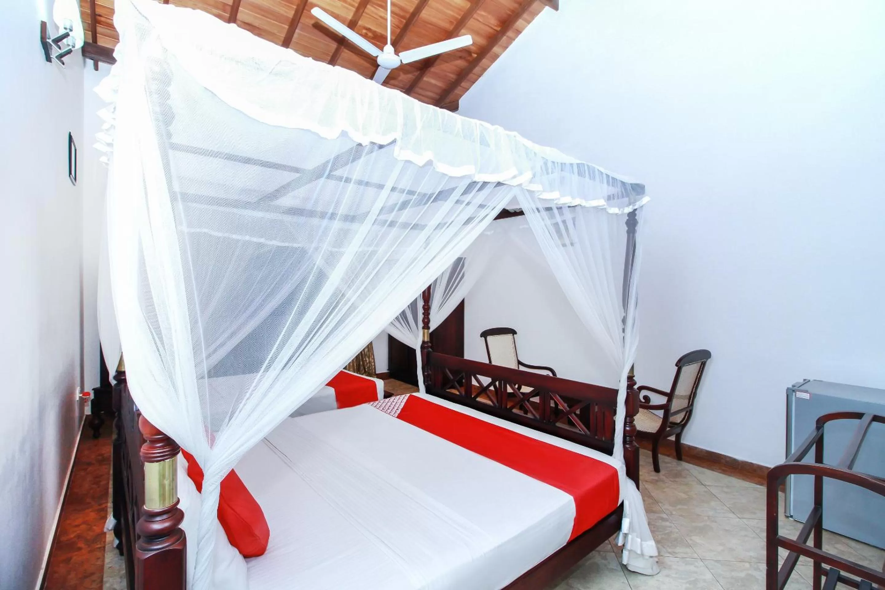 Bed in Chami Villa Bentota