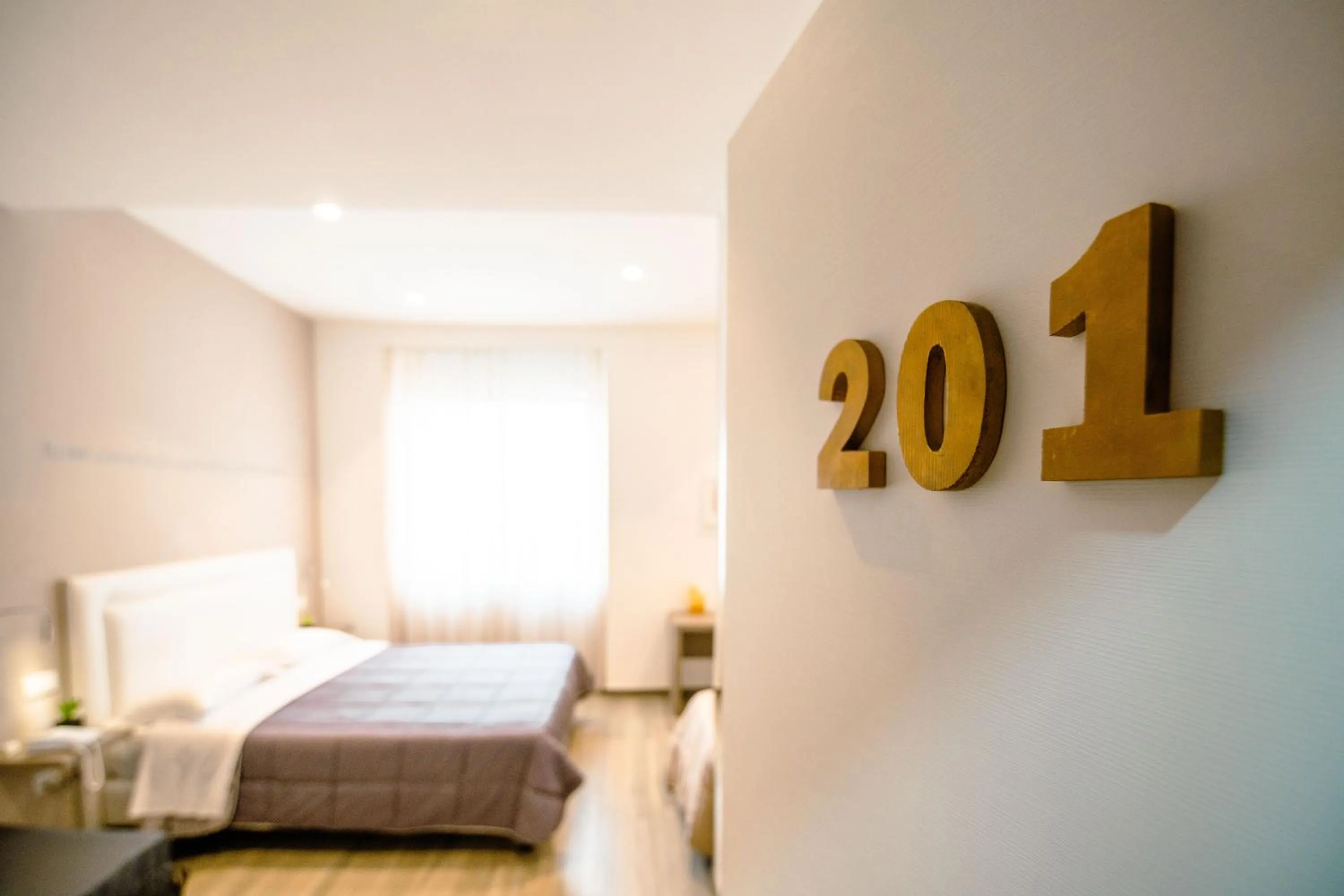 Photo of the whole room, Bed in Hotel Bruman Salerno