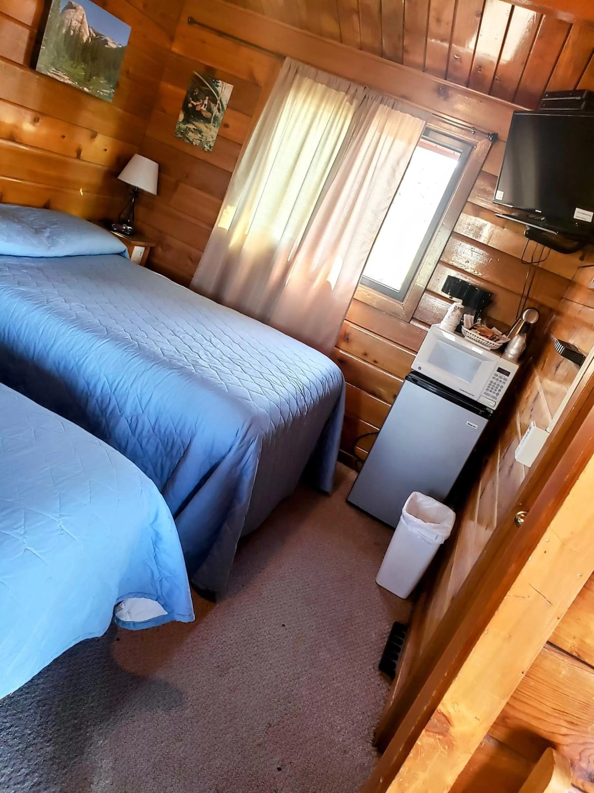 Bed in Big Meadow Lodge