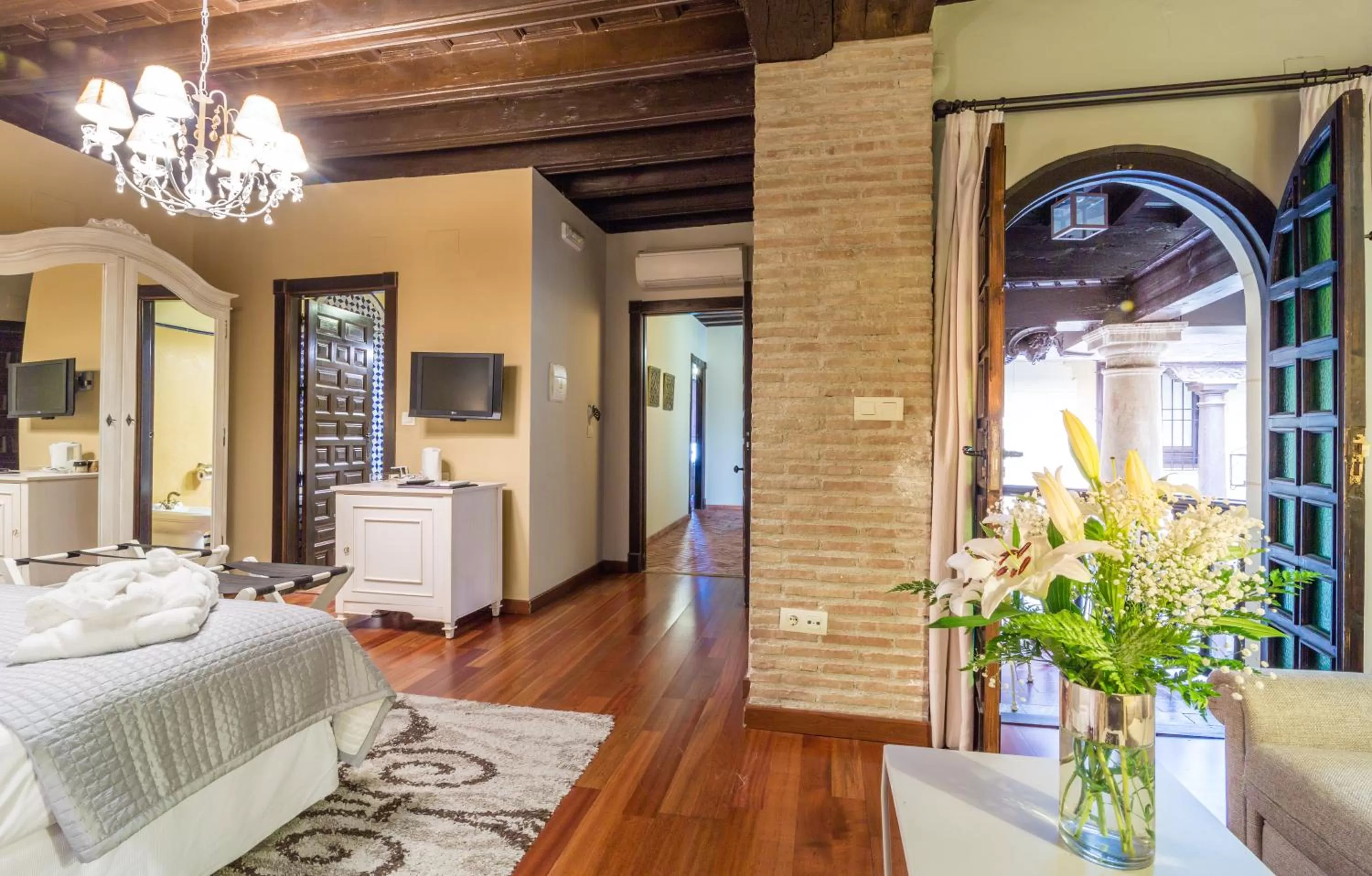 Bedroom, Bed in Palacio de Mariana Pineda