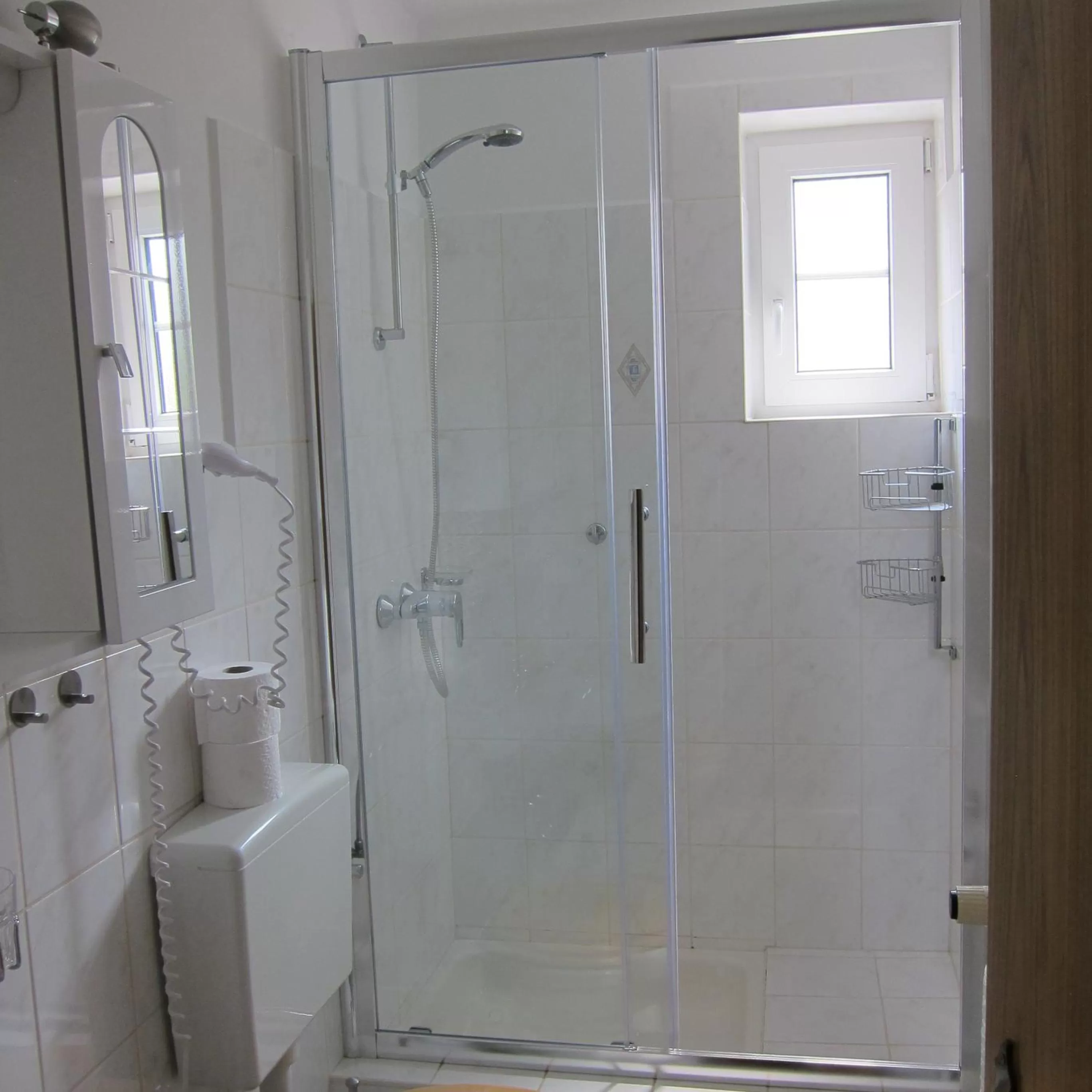 Shower, Bathroom in Hotel Sonnleitn