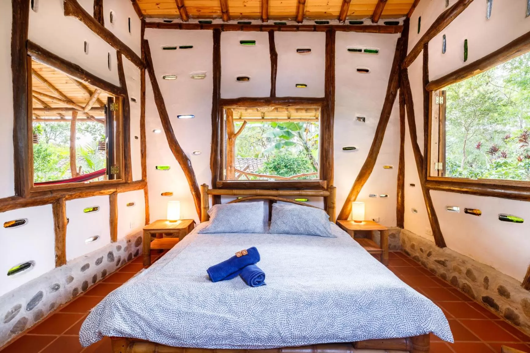 Bed in Hotel La Casa de Francois