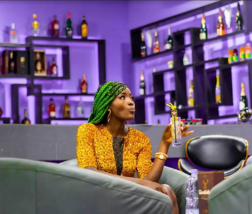 Lounge or bar in La Vallée de Bana