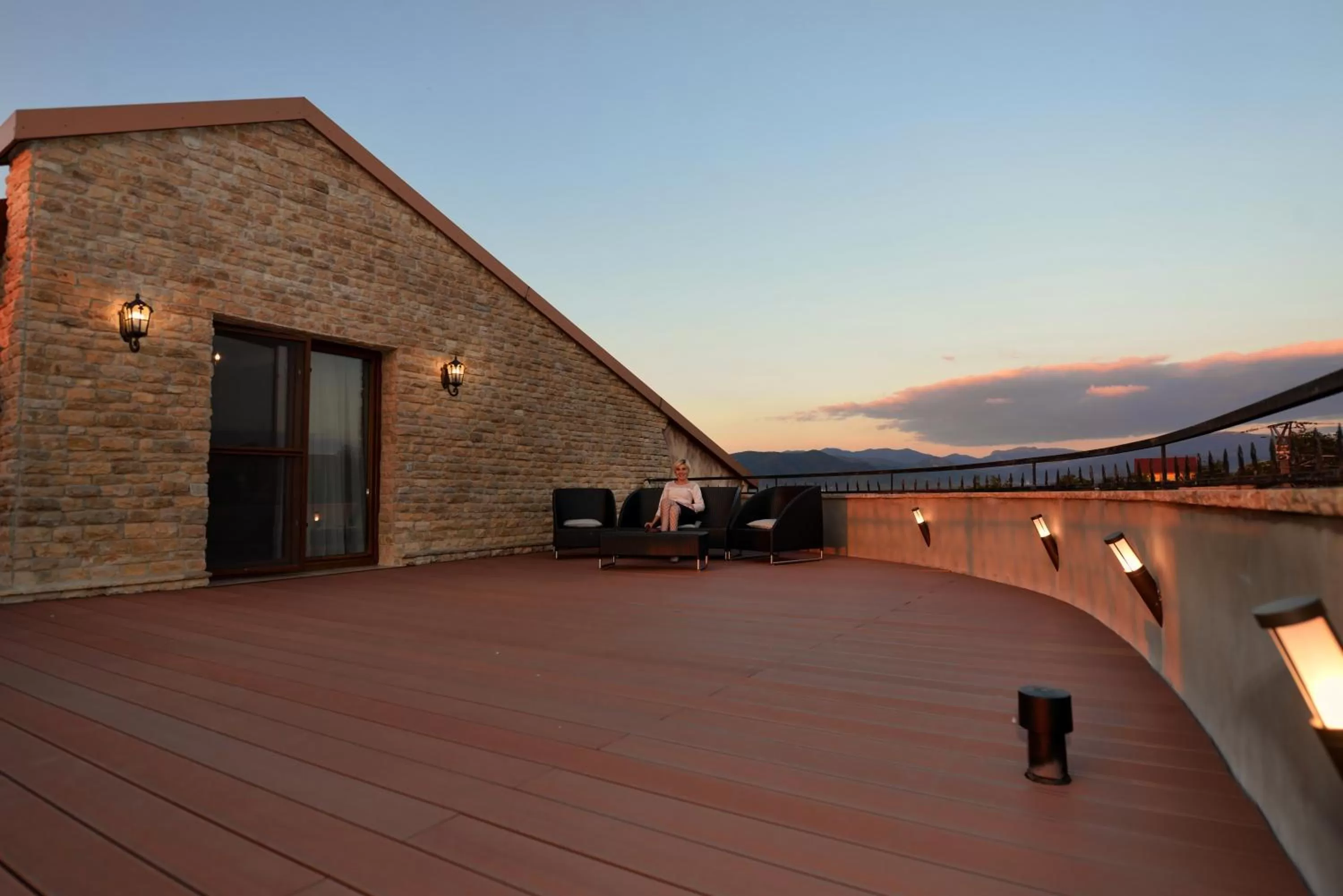 Sunset in Castel Transilvania