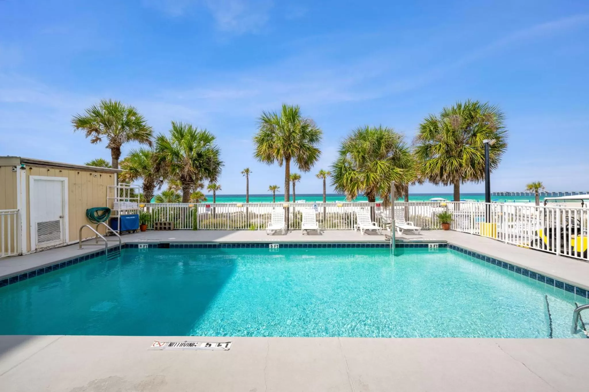 Swimming pool in Beach Tower Beachfront Hotel, a By The Sea Resort