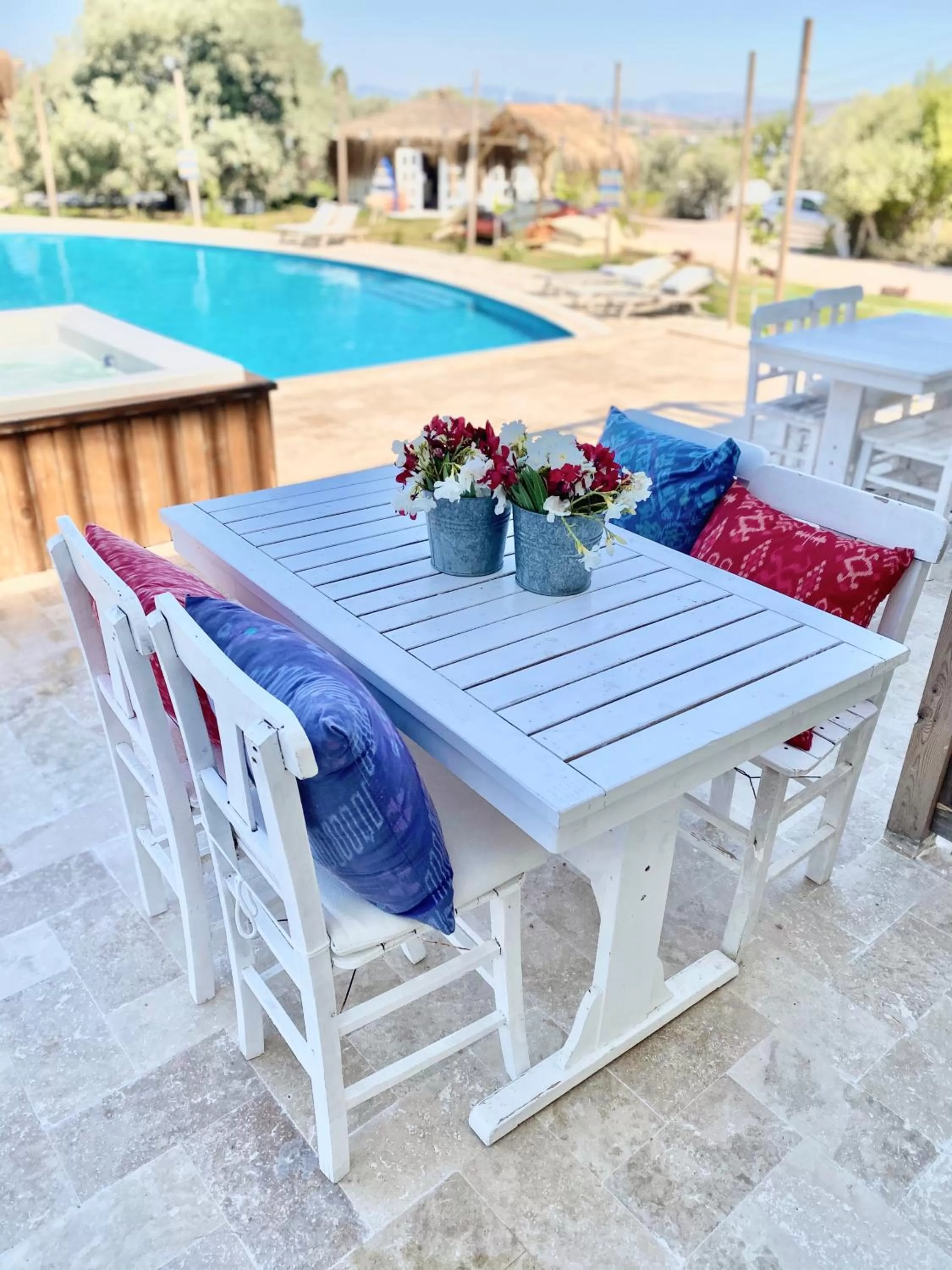 Patio in Alaçatı Barbarossa Hotel