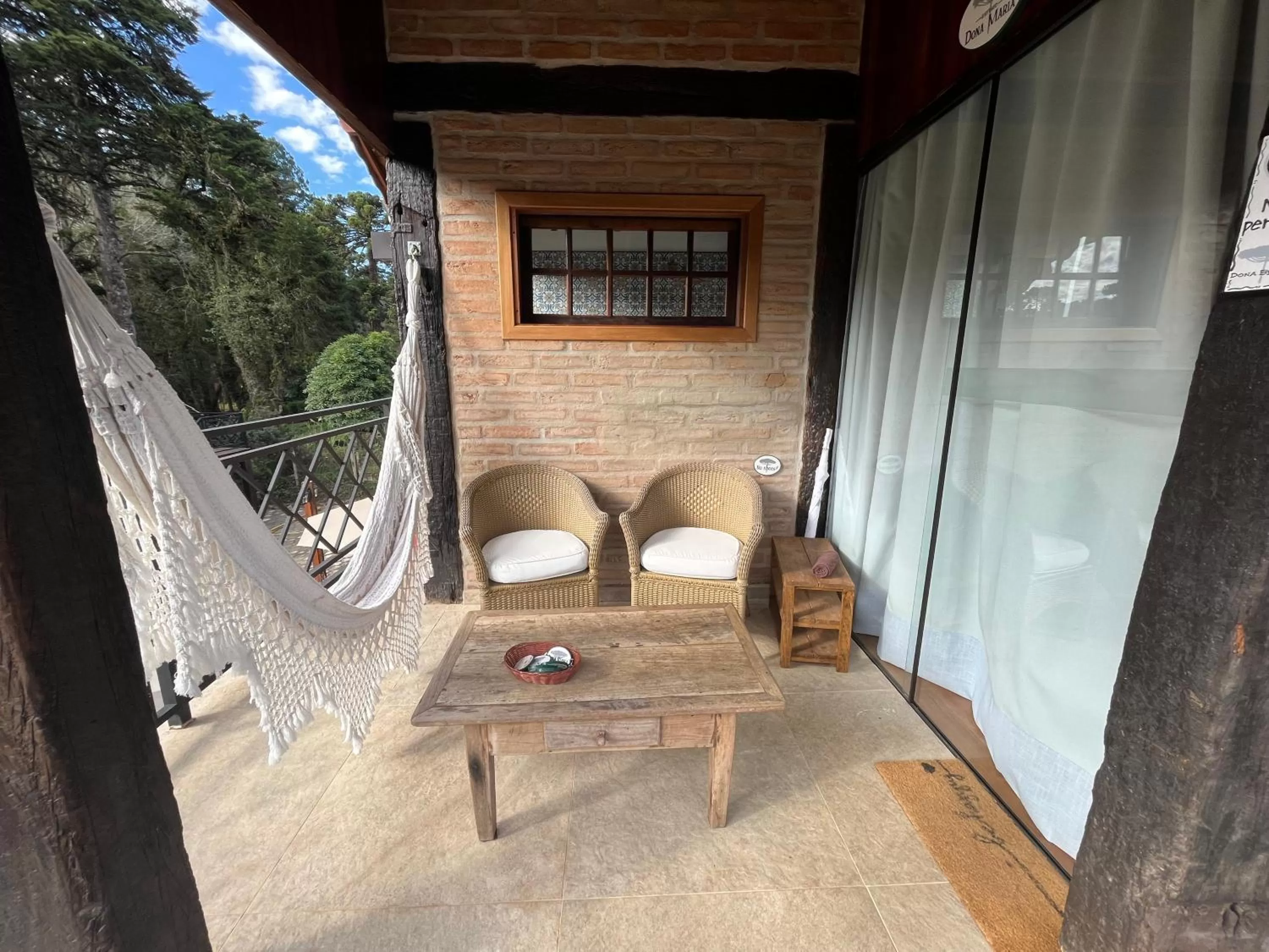 Balcony/Terrace in Pousada Dona Bendita