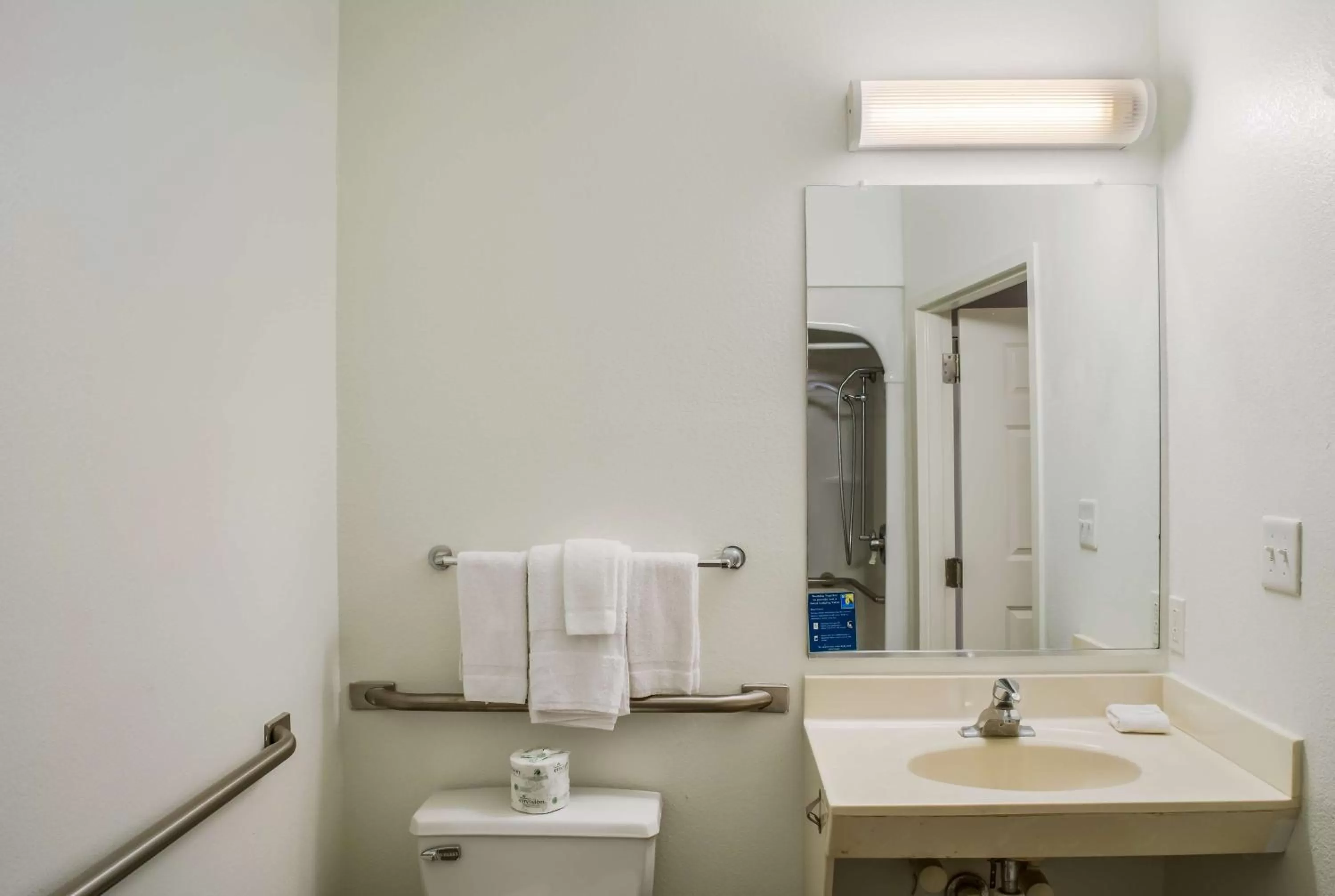 Bathroom in Studio 6-Fishers, IN - Indianapolis
